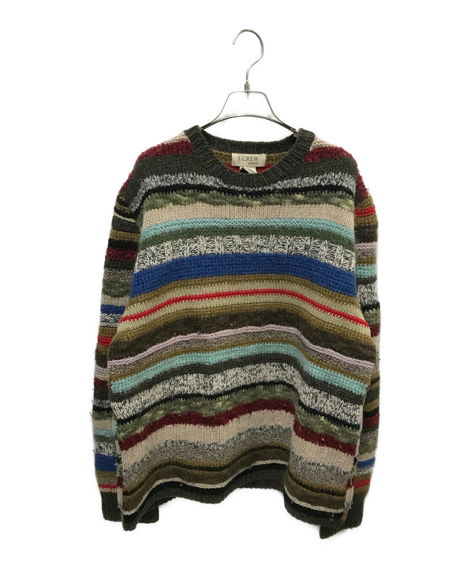 中古・古着通販】J.CREW (ジェイクルー) 90's multicolor hand knit