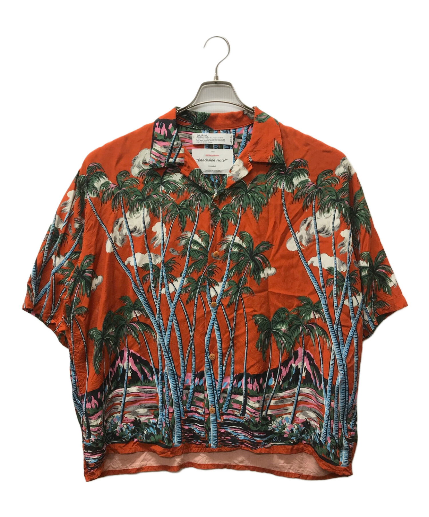 中古・古着通販】DAIRIKU (ダイリク) INTERMISSION Aloha Shirt オレンジ サイズ:SIZE F｜ブランド・古着通販  トレファク公式【TREFAC FASHION】スマホサイト