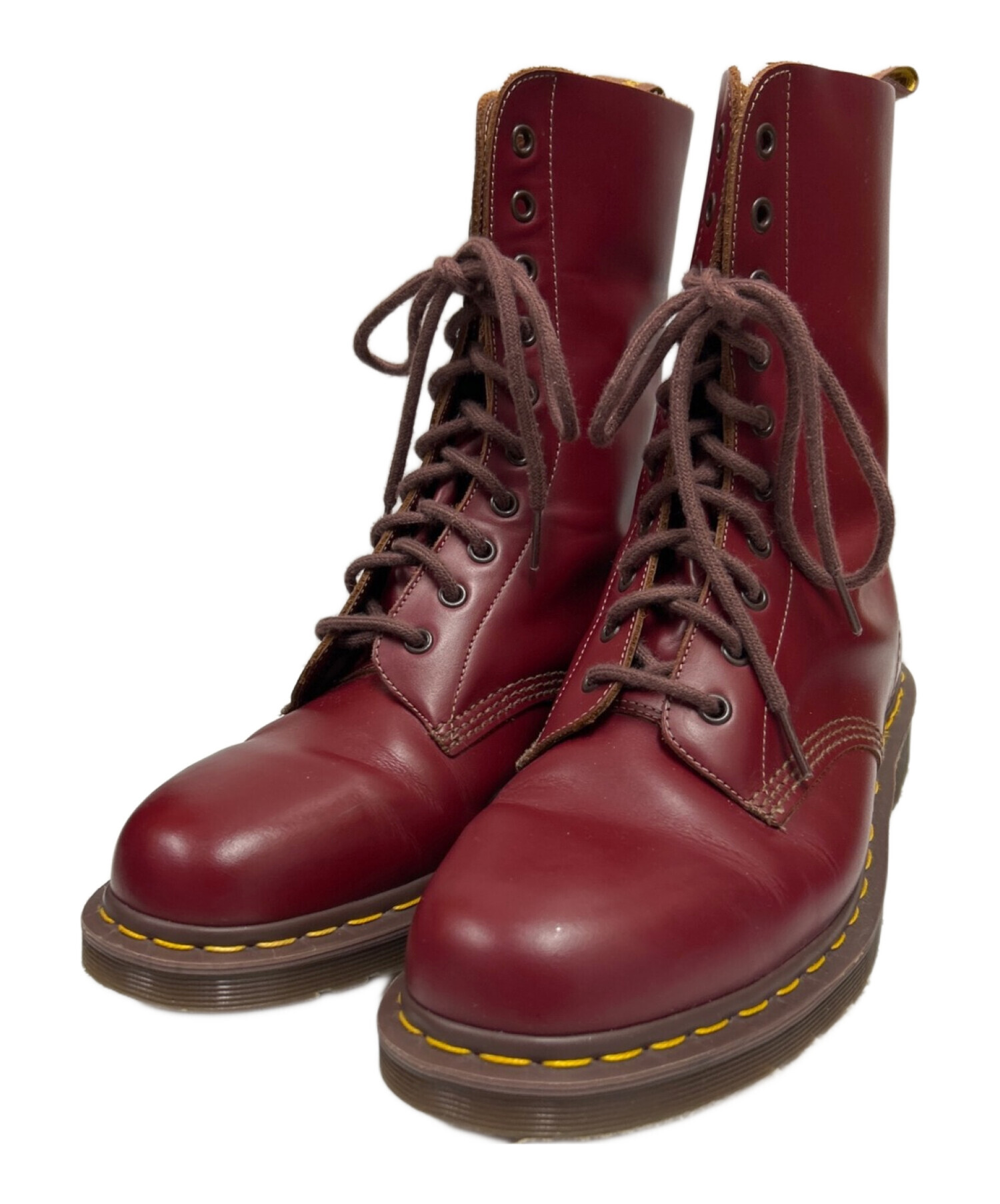 Dr.Martens (ドクターマーチン) イングランド製 10ホールブーツ チェリーレッド サイズ:不明