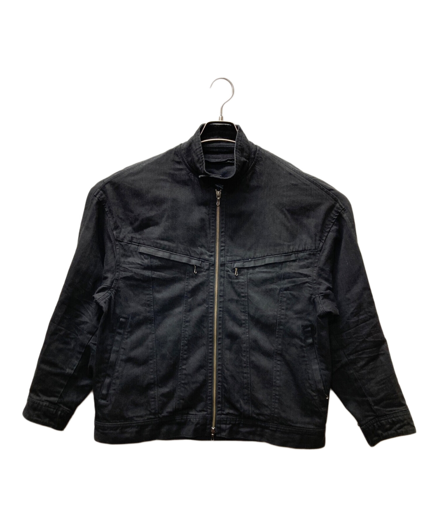 中古・古着通販】JULIUS (ユリウス) 10oz W ZIP DENIM JACKET ブラック サイズ:S｜ブランド・古着通販  トレファク公式【TREFAC FASHION】スマホサイト