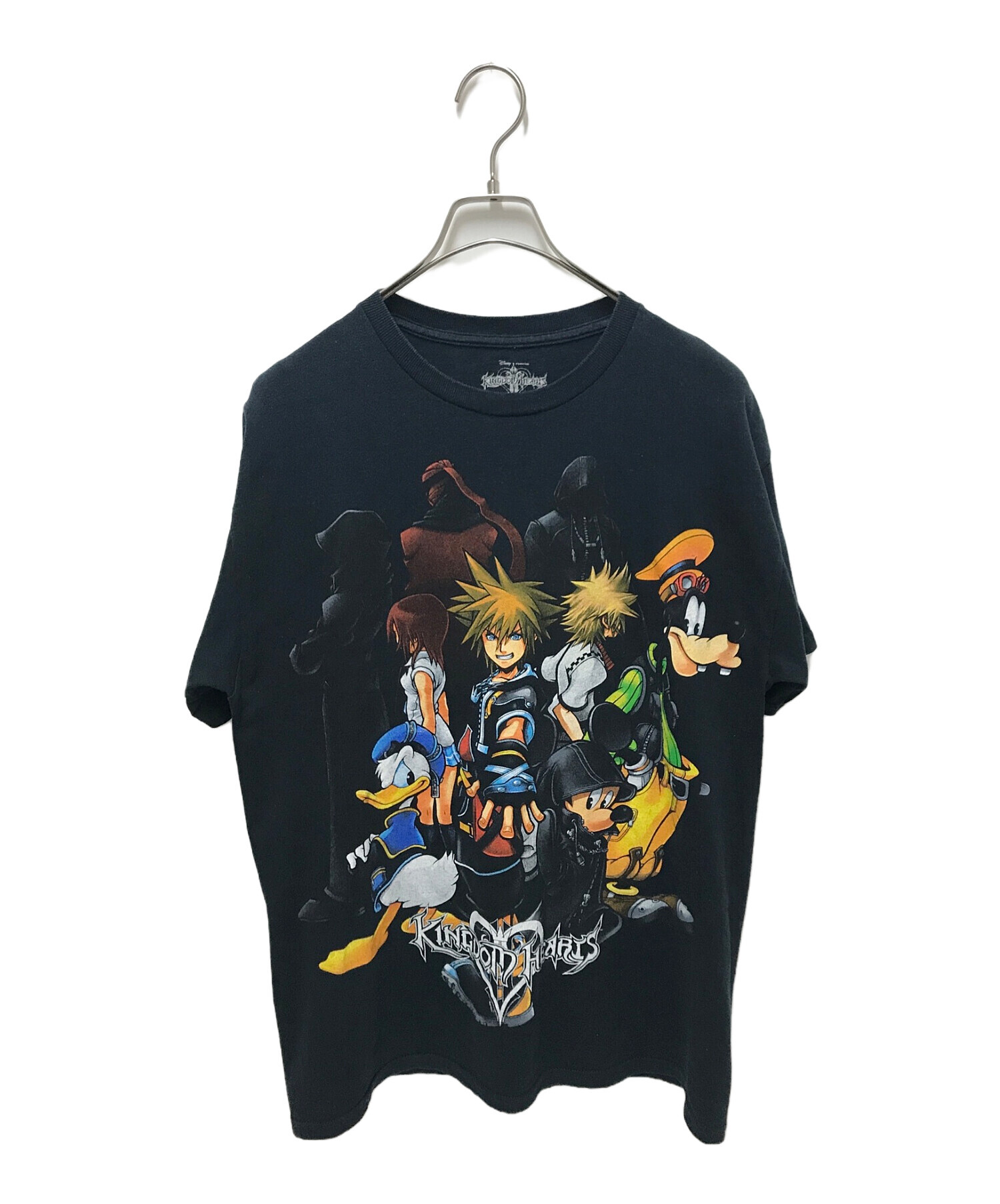 KINGDOM hearts (キングダムハーツ) 00`SゲームプリントTEE ブラック サイズ:M