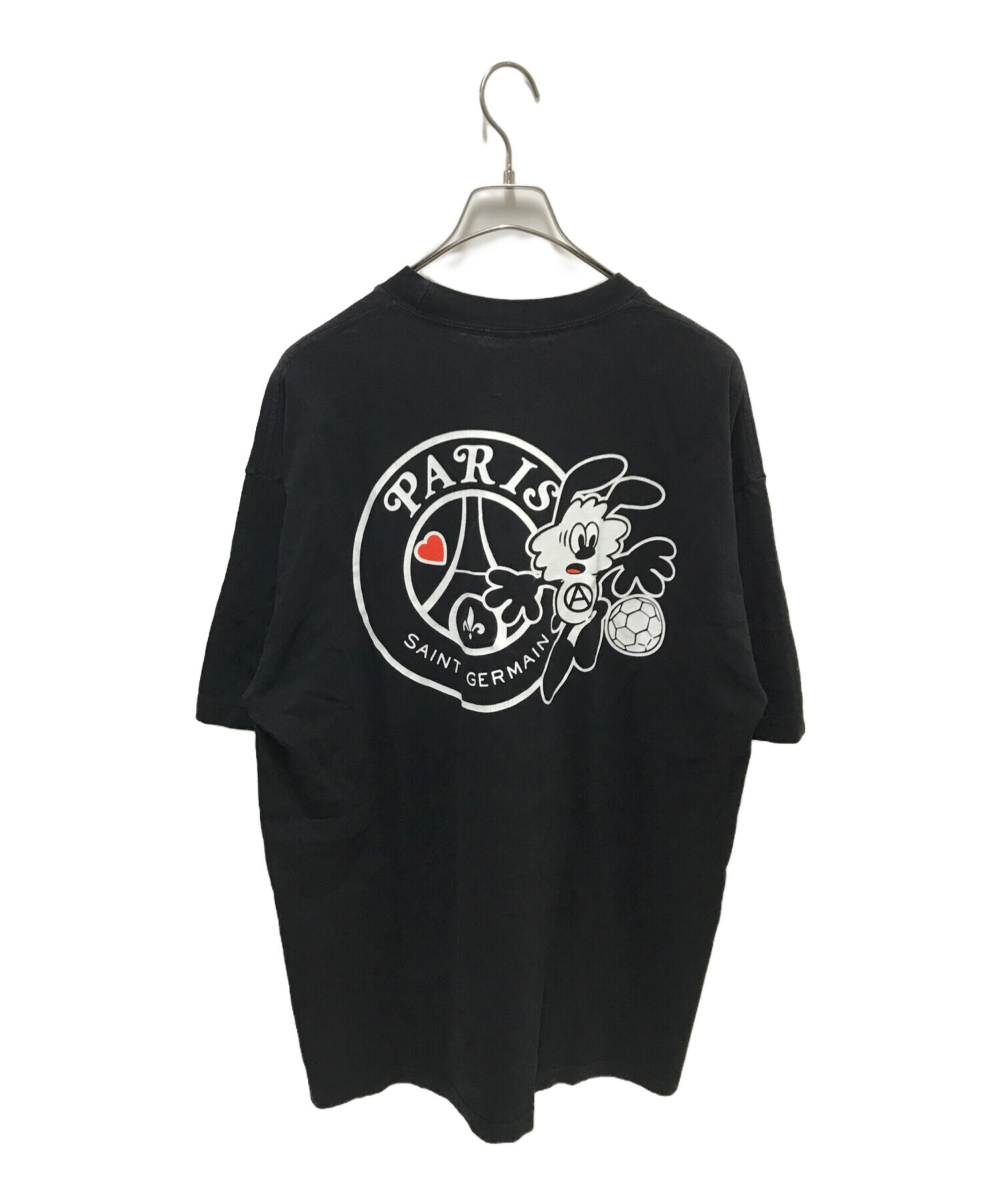 PARIS SAINT-GERMAIN (パリ・サン ジェルマン) verdy×PSG Tシャツ ブラック サイズ:LARGE