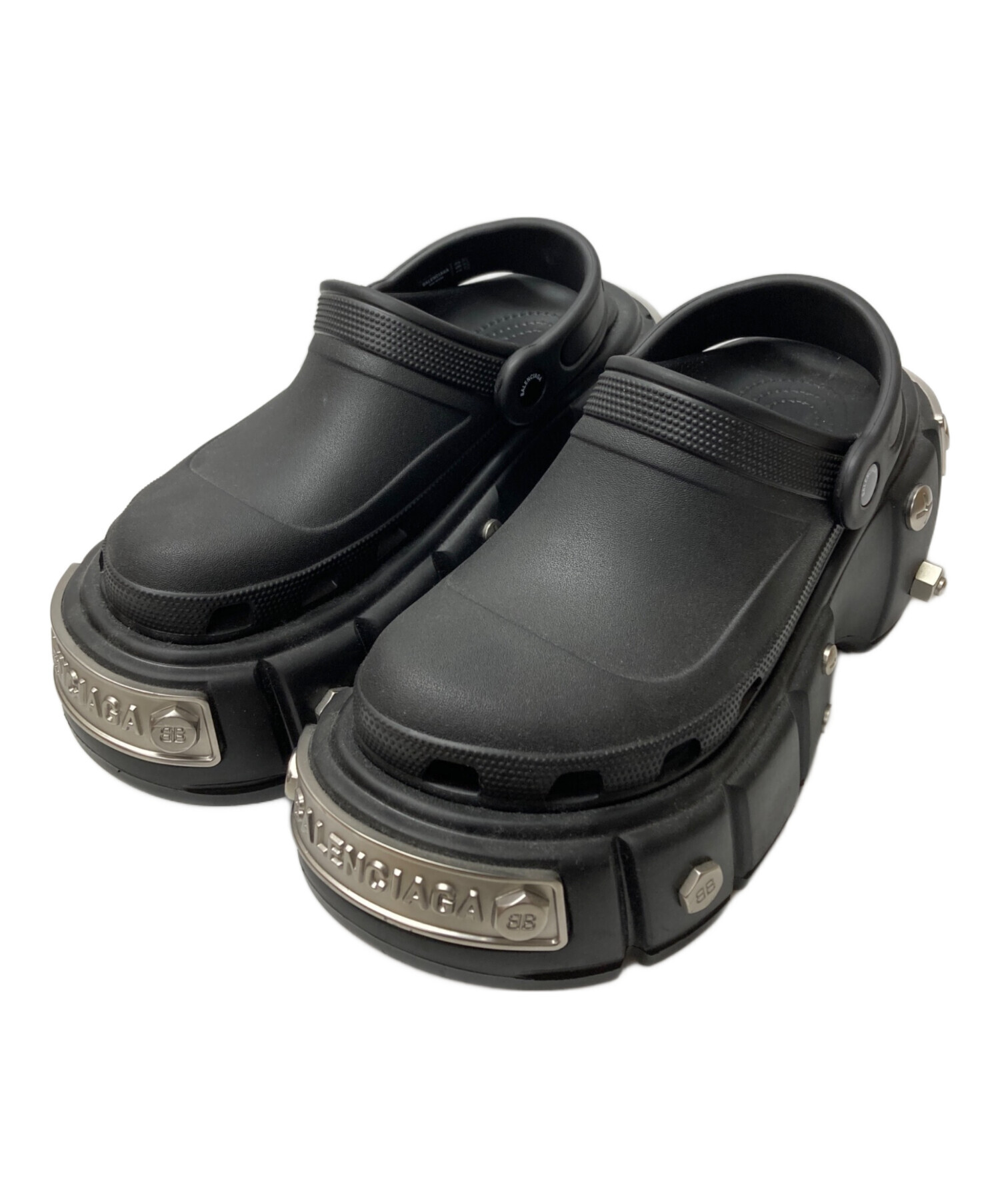 中古・古着通販】BALENCIAGA (バレンシアガ) crocs (クロックス) HARDCROCS ブラック サイズ:39｜ブランド・古着通販  トレファク公式【TREFAC FASHION】スマホサイト