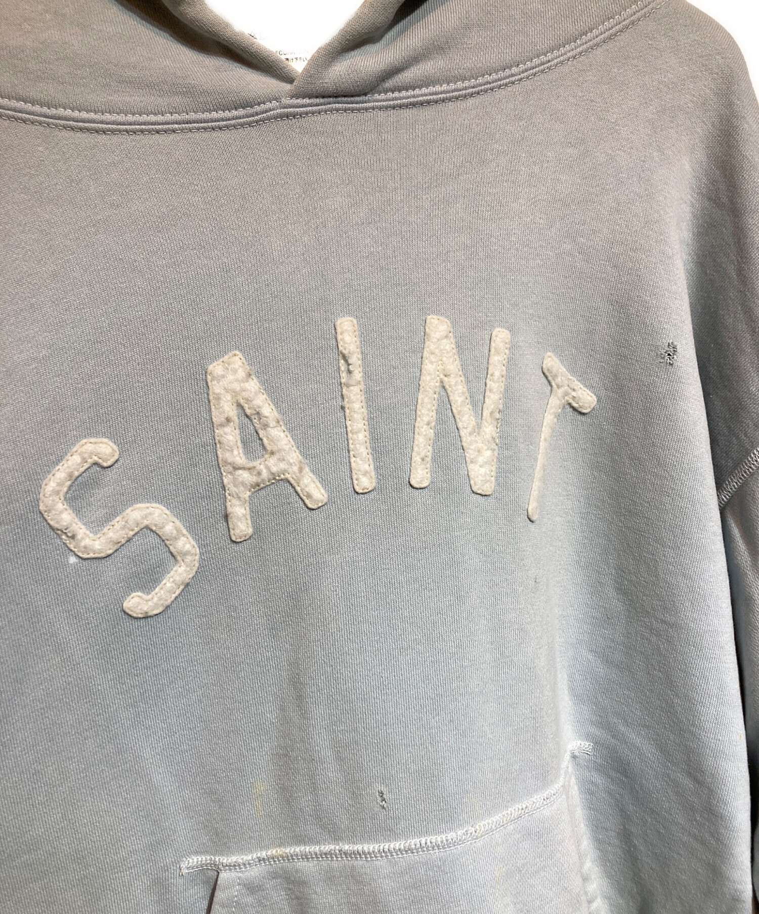 中古・古着通販】SAINT MICHAEL (セントマイケル) HOODIE FELT スカイブルー サイズ:L｜ブランド・古着通販  トレファク公式【TREFAC FASHION】スマホサイト