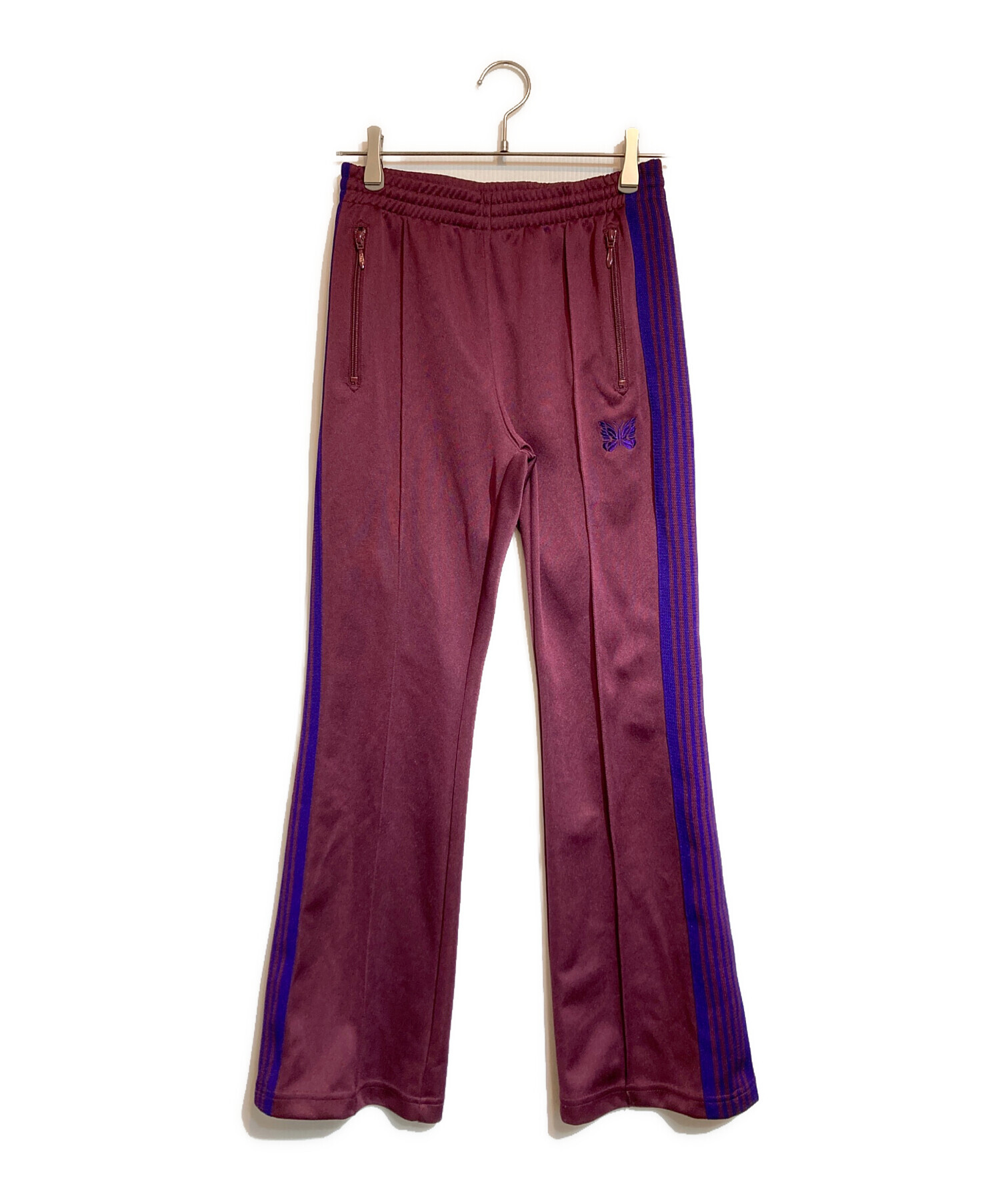 中古・古着通販】Needles (ニードルズ) Boot-Cut Track Pant - Poly Smooth バーガンディー  サイズ:2｜ブランド・古着通販 トレファク公式【TREFAC FASHION】スマホサイト