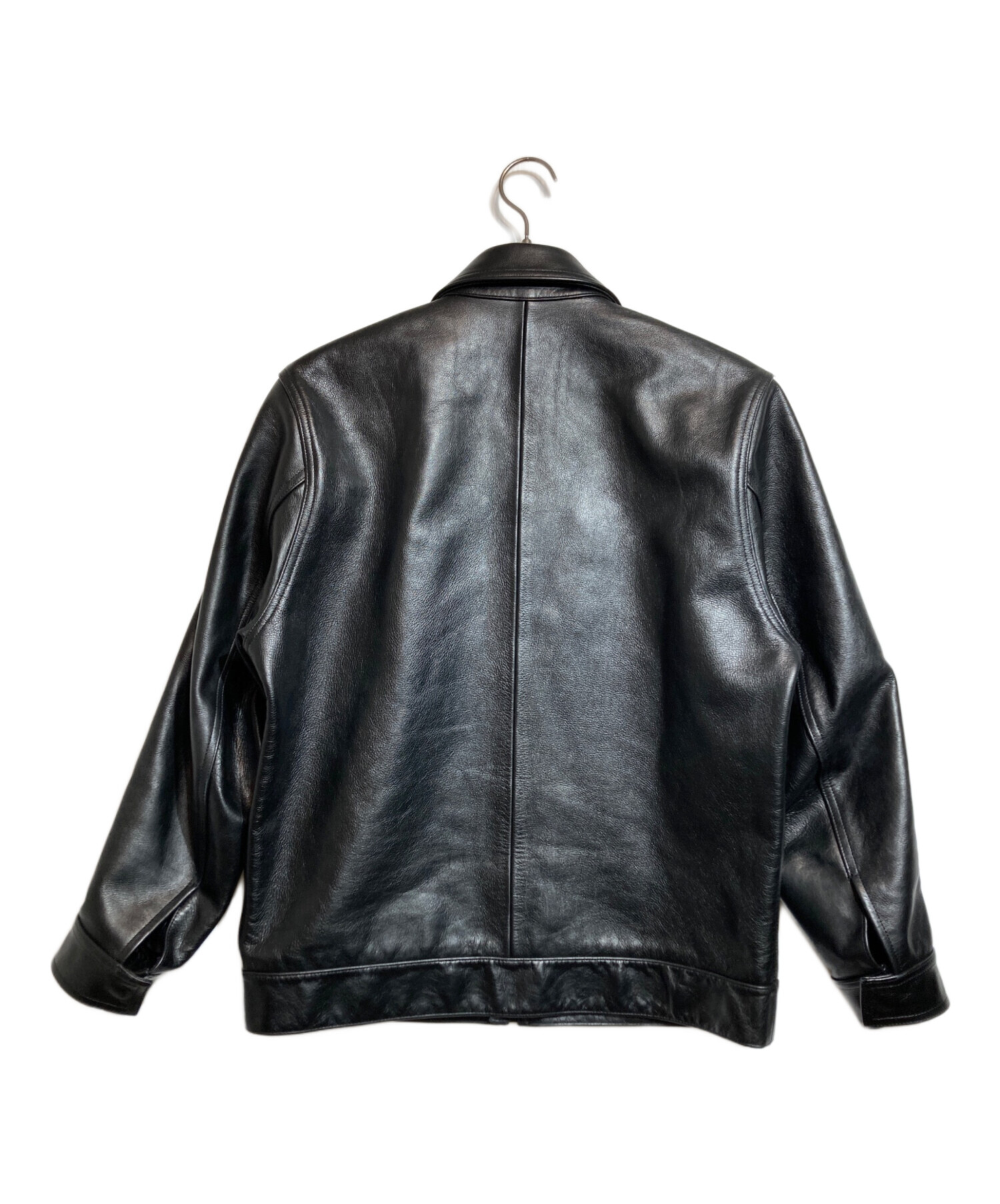 中古・古着通販】WACKO MARIA (ワコマリア) SINGLE RIDERS LEATHER JACKET TYPE 1 ブラック  サイズ:S｜ブランド・古着通販 トレファク公式【TREFAC FASHION】スマホサイト