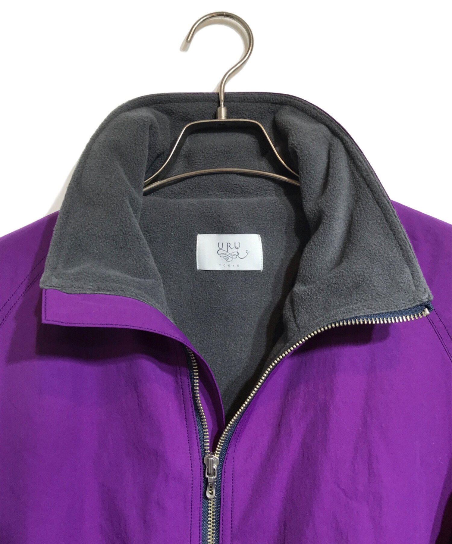 中古・古着通販】URU (ウル) NYLON FLEECE/ZIP UP BLOUSON パープル サイズ:2｜ブランド・古着通販  トレファク公式【TREFAC FASHION】スマホサイト