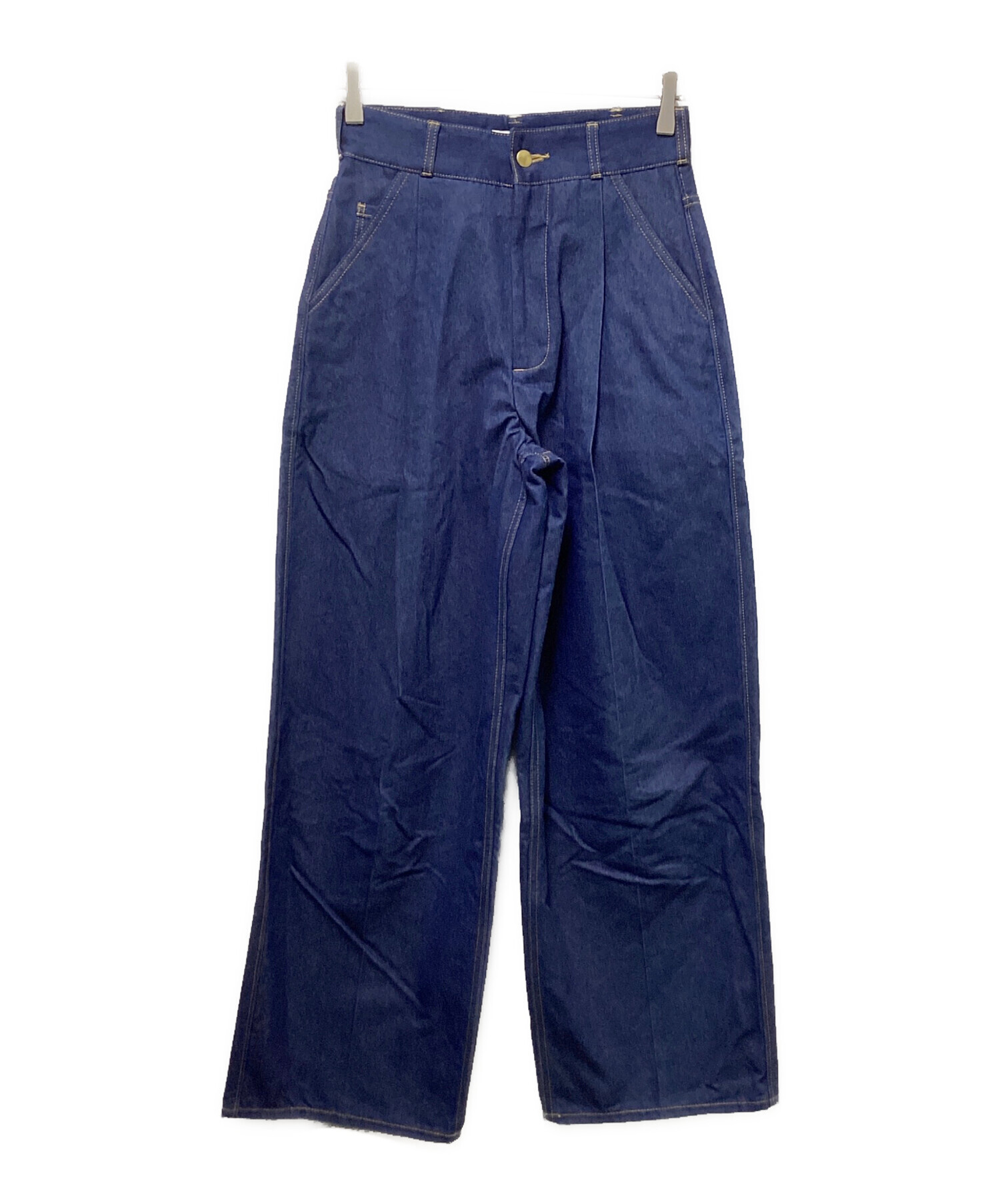 中古・古着通販】THE RERACS (ザ リラクス) THE WIDE DENIM インディゴ サイズ:38｜ブランド・古着通販  トレファク公式【TREFAC FASHION】スマホサイト