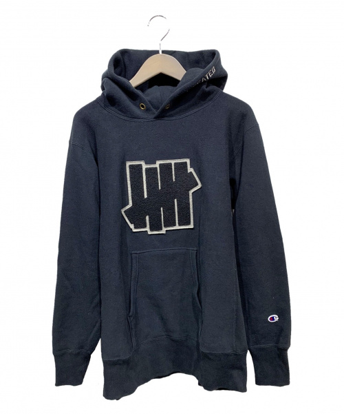 champion×UNDEFEATED reverse weave パーカー L