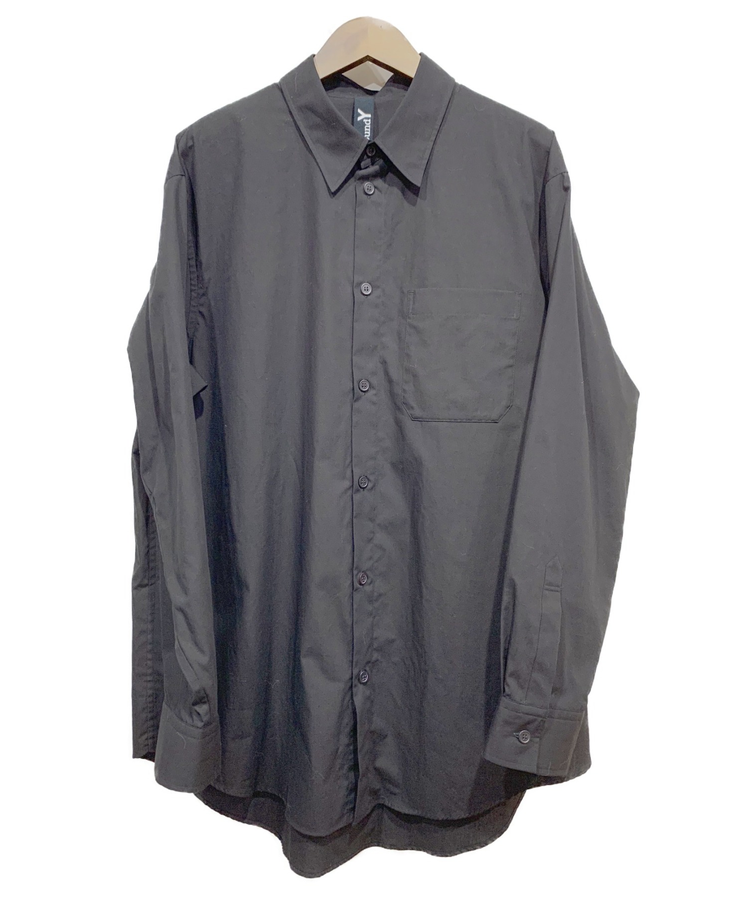 GROUND Y (グランド ワイ) Entry Basic Shirt ブラック サイズ:3