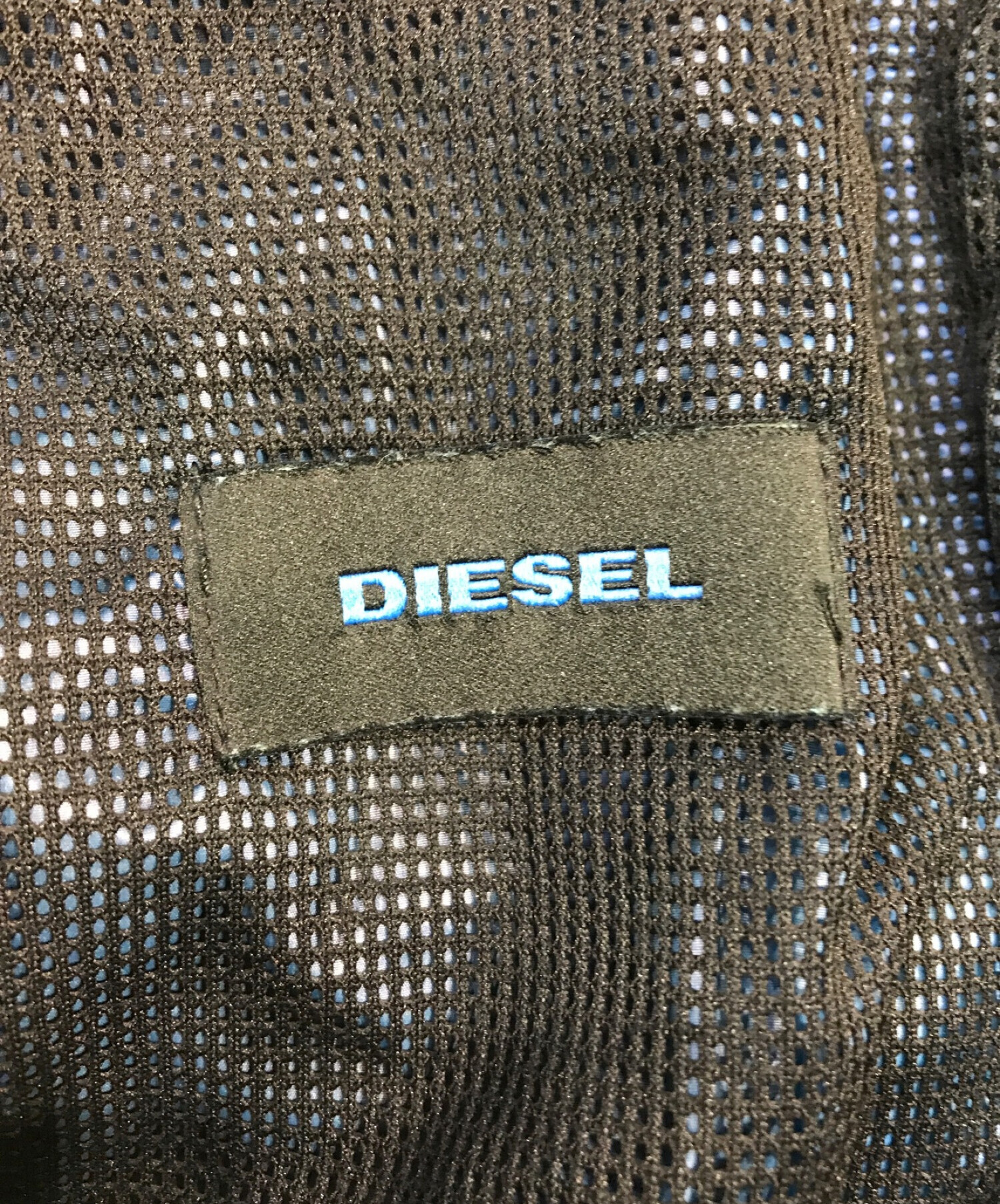 DIESEL (ディーゼル) ジップデザインブルゾン ブルー サイズ:M