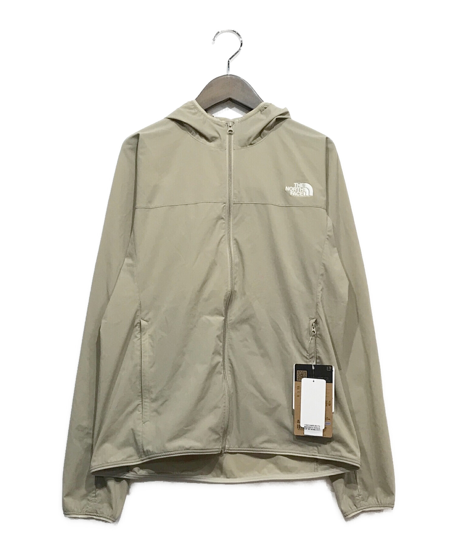 THE NORTH FACE (ザ ノース フェイス) Mountain Softshell Hoodie ベージュ サイズ:L