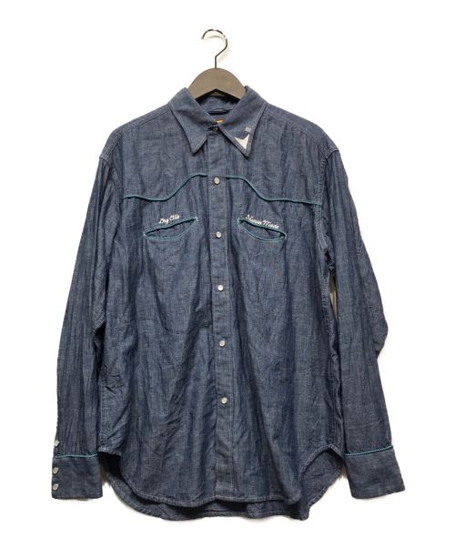 中古・古着通販】HUMAN MADE (ヒューマンメイド) WESTERN CHAMBRAY