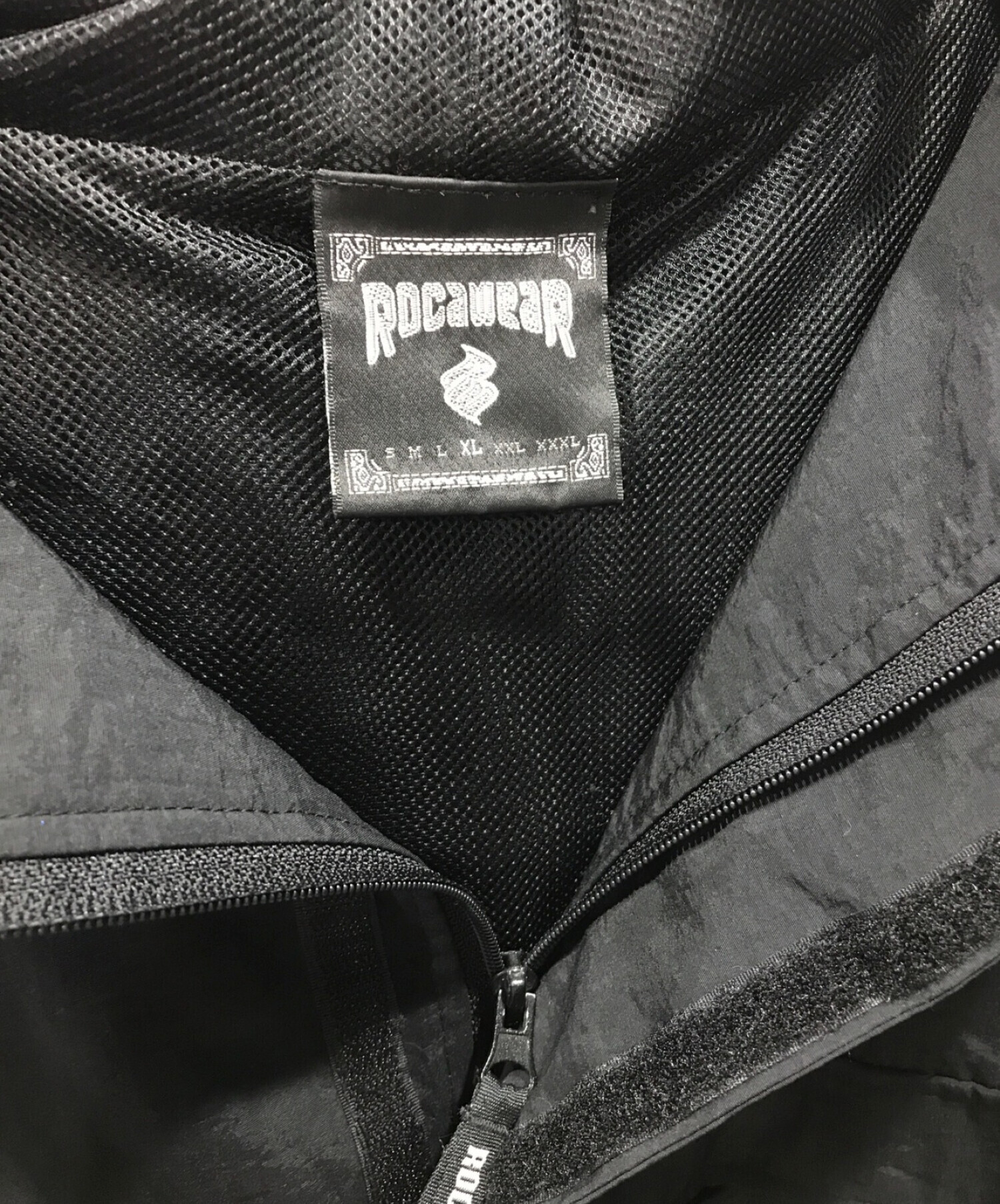 ROCA WEAR (ロカウェア) セットアップアノラックパーカー ブラック サイズ:XL