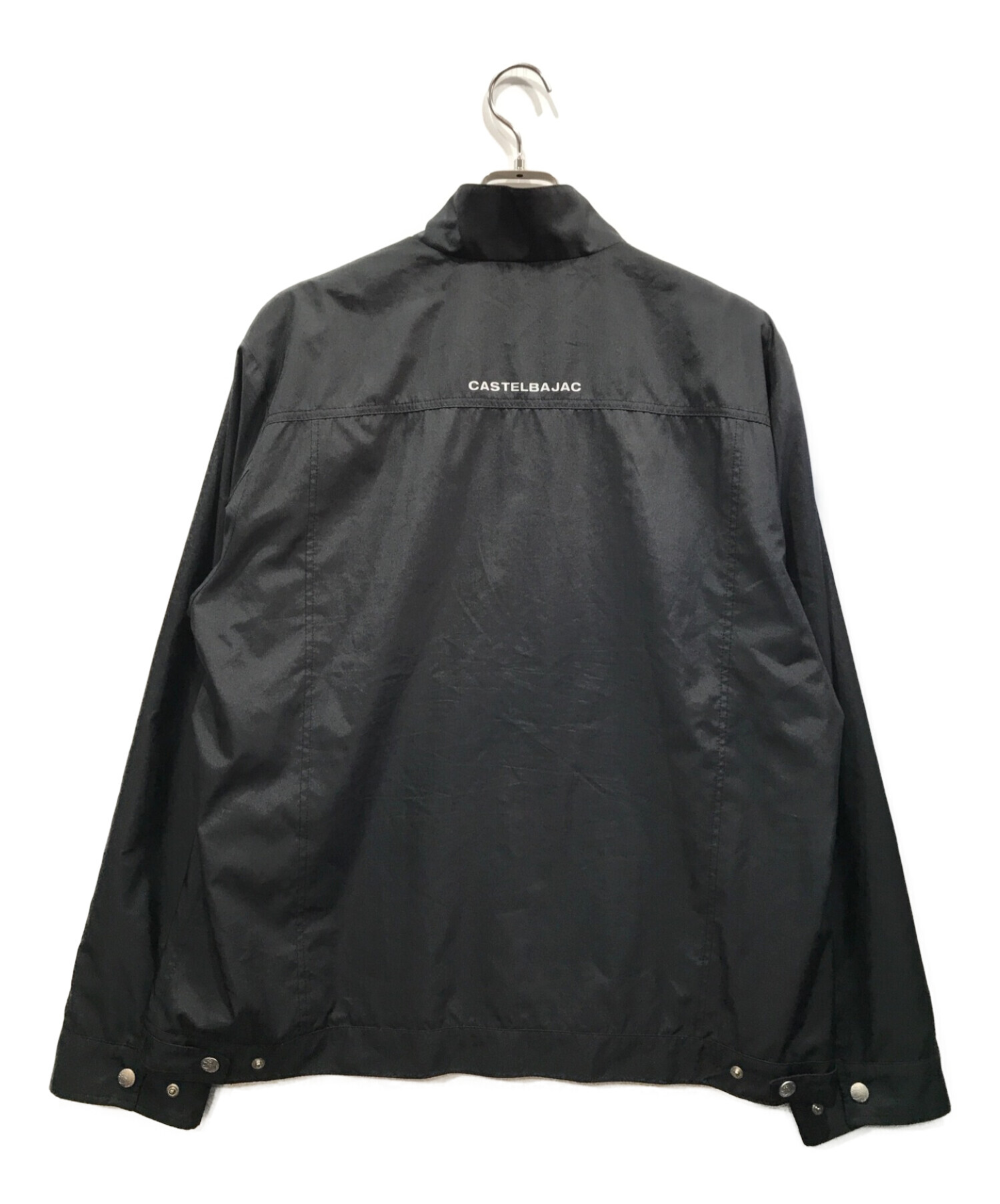 CASTELBAJAC (カステルバジャック) プリントナイロンジャケット ブラック サイズ:50