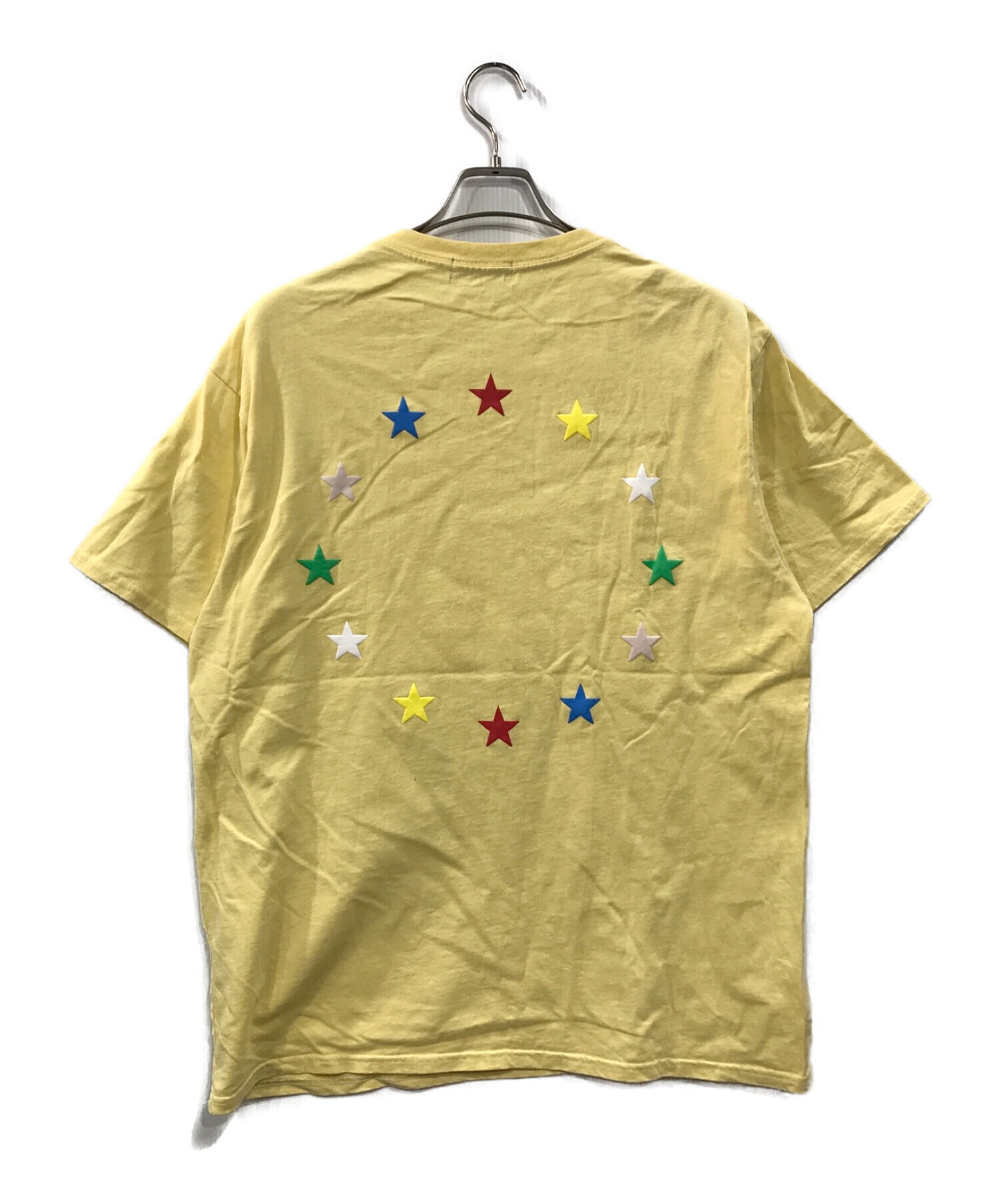 HUF X WDS SOLID AND TIE DYE TEE / YELLOW