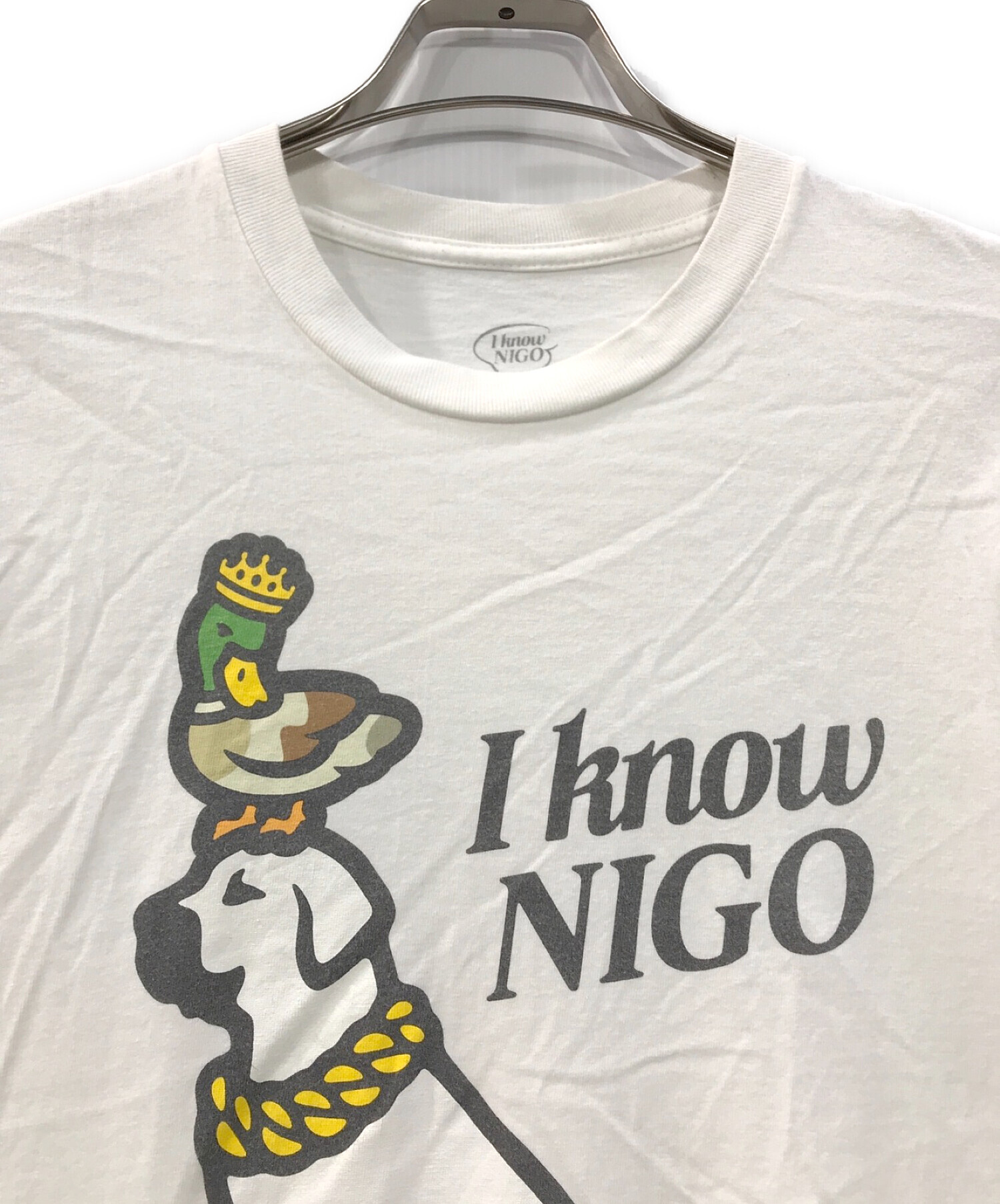 I KNOW NIGO (アイ ノウ ニゴー) Tシャツ ホワイト サイズ:M