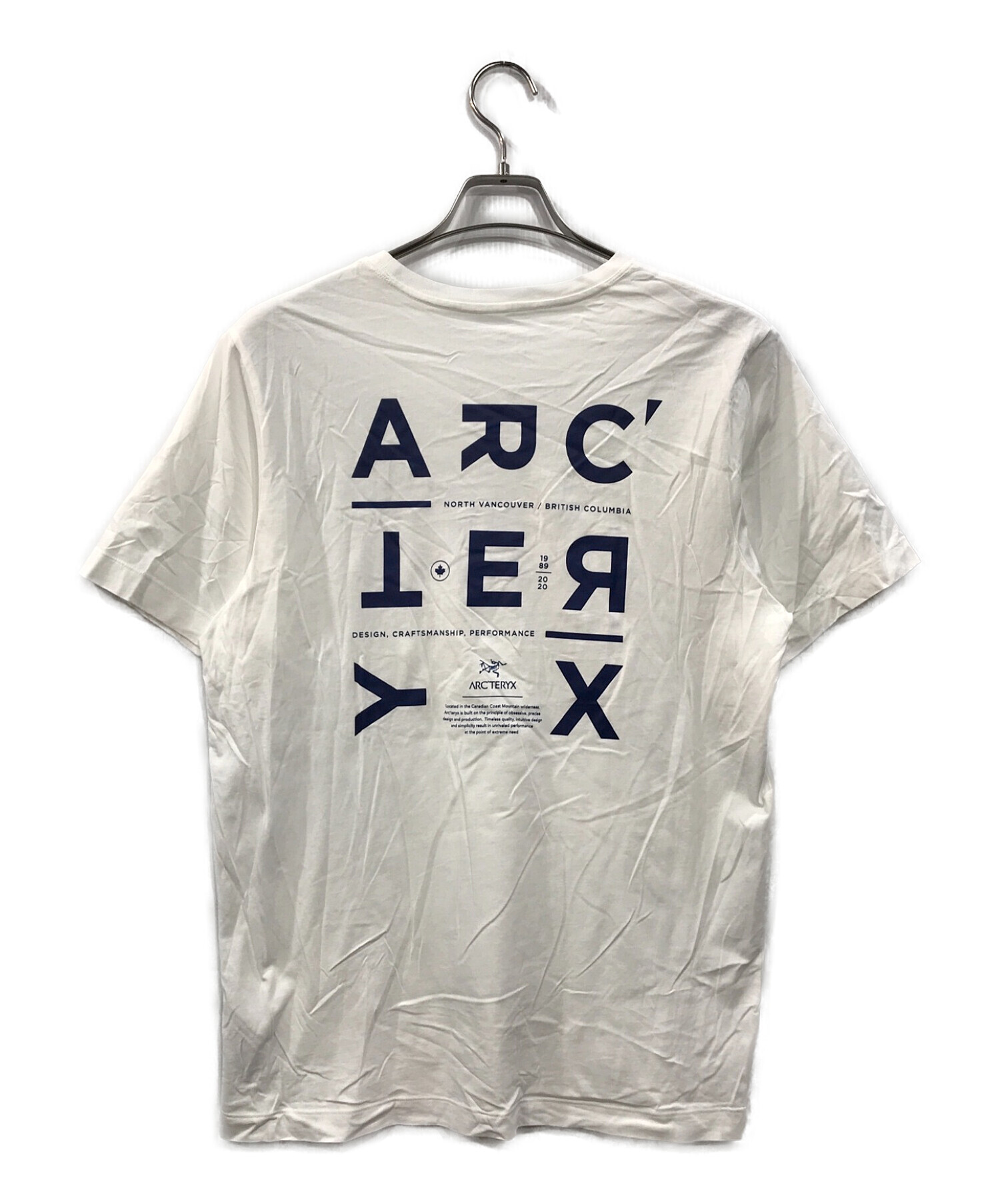 ARC'TERYX (アークテリクス) バックプリントTシャツ ホワイト サイズ:M