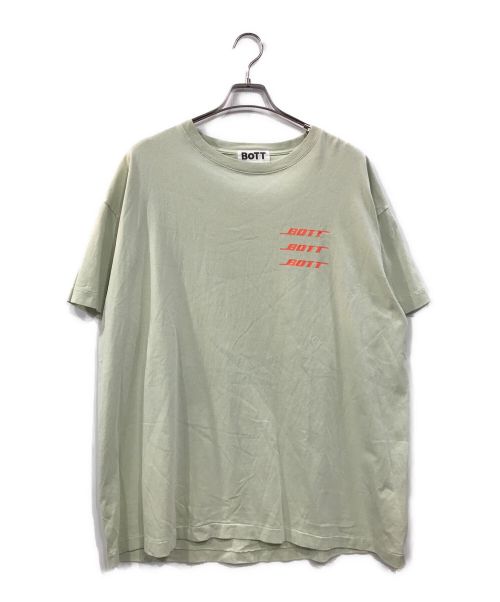 【中古・古着通販】BoTT (ボット) プリントTシャツ 黄緑 サイズ:XXL