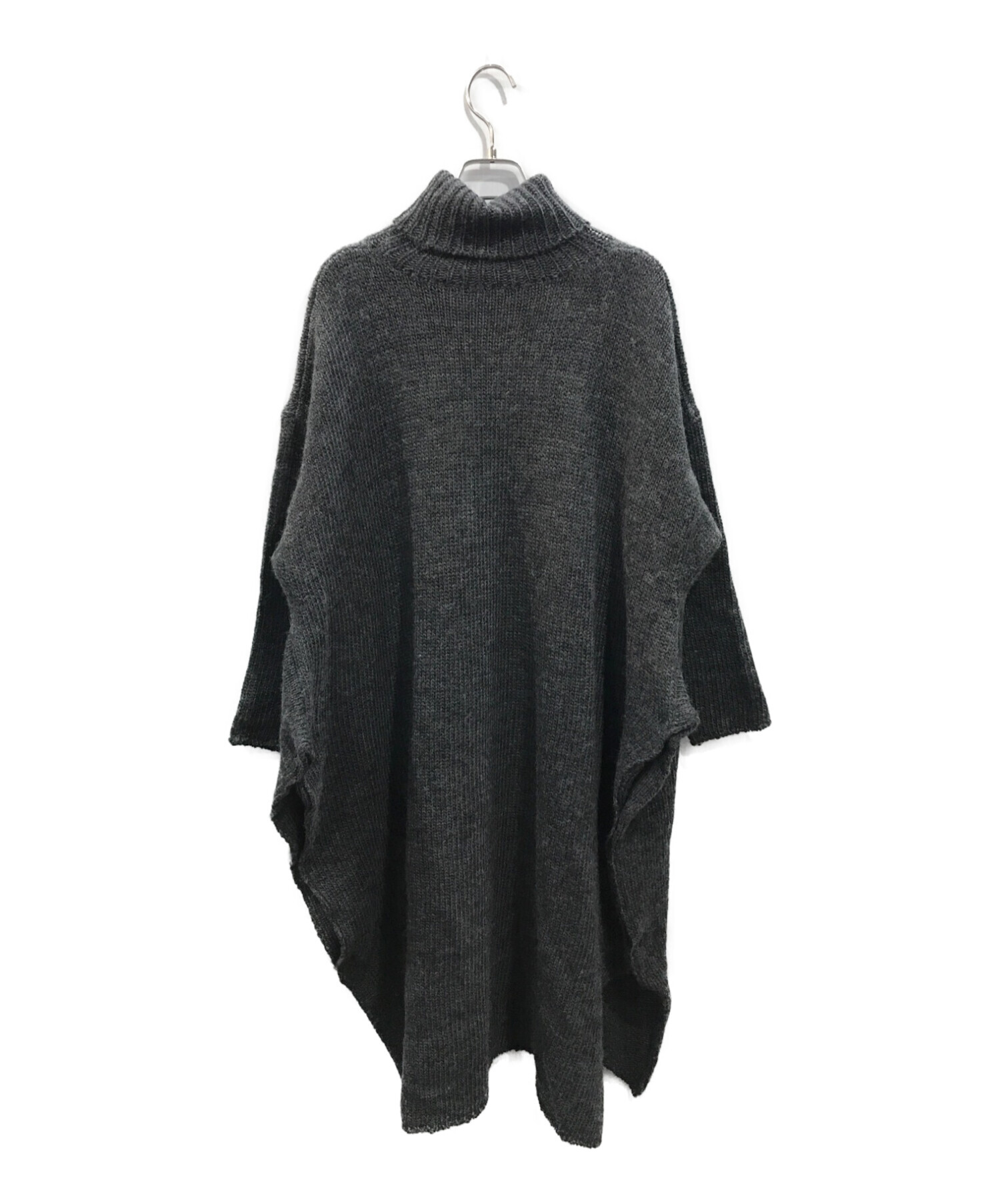 B Yohji Yamamoto (ビーヨウジヤマモト) 17AW WOOL KNITTED DRESS グレー サイズ:2