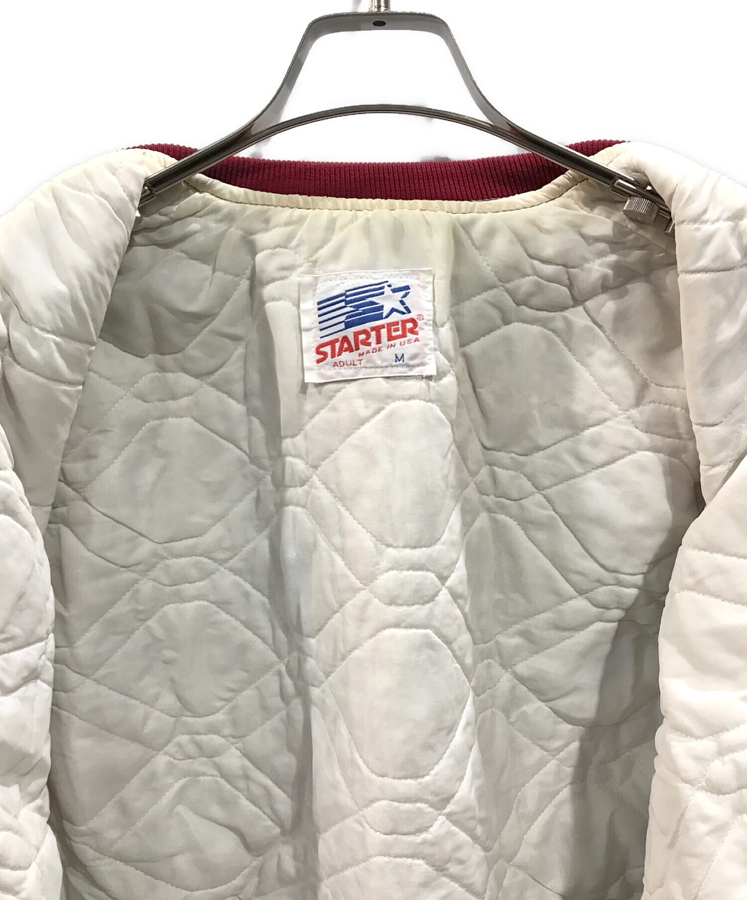 中古・古着通販】STARTER (スターター) 80'sカレッジロゴスタジャン