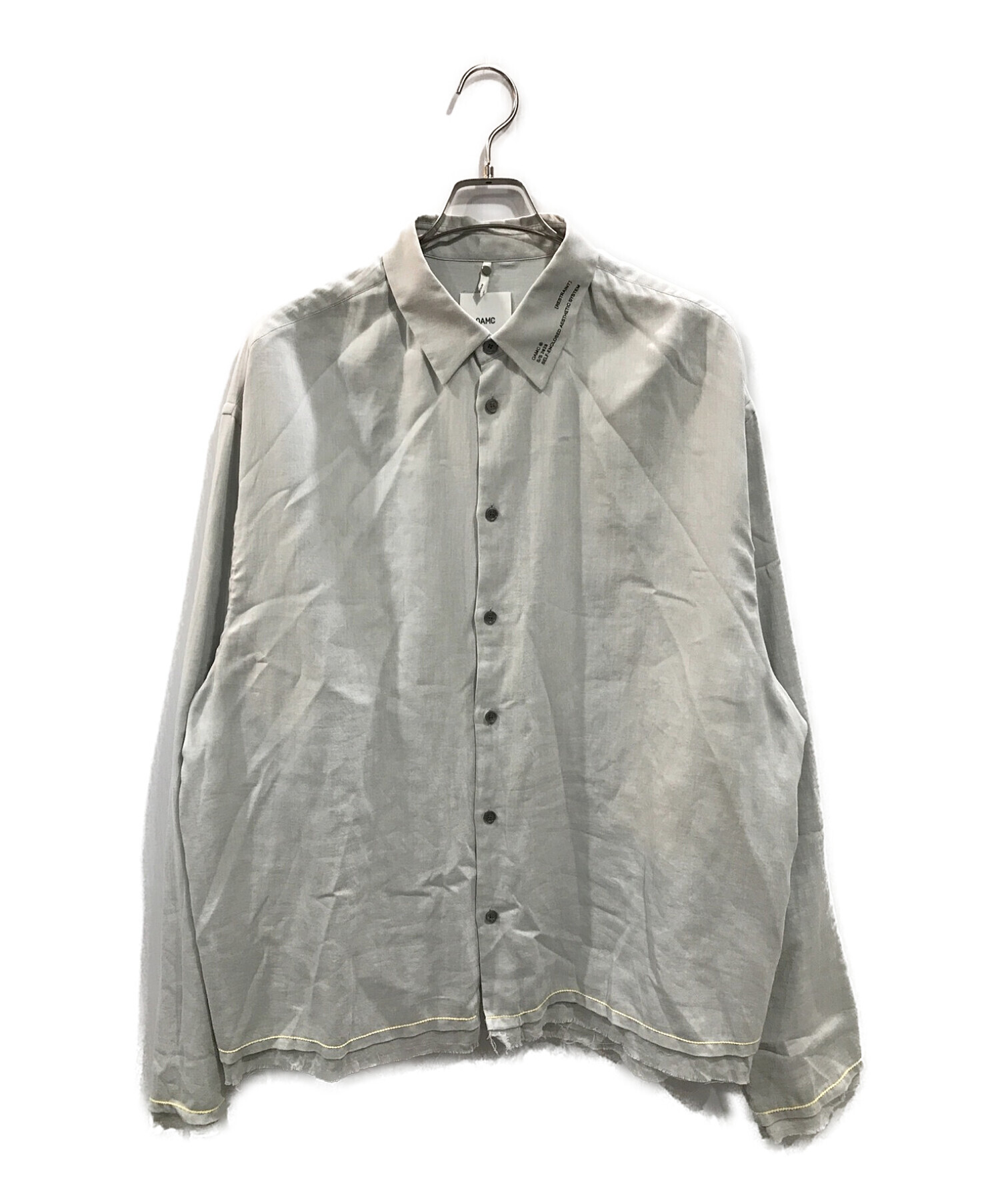 OAMC (オーエーエムシー) HAZE SHIRT スカイブルー サイズ:L