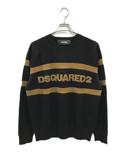 中古・古着通販】DSQUARED2 (ディースクエアード) ウールロゴクルー