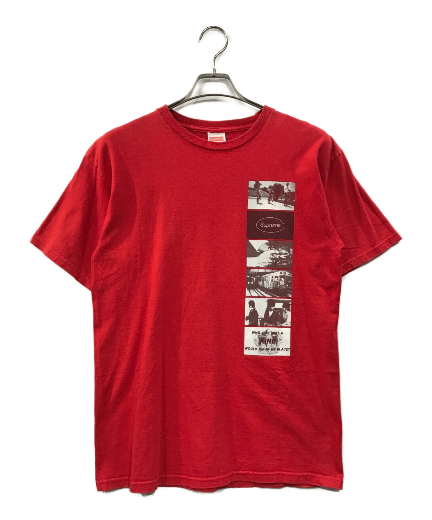 Supreme (シュプリーム) 12AW Montage Tee レッド サイズ:M