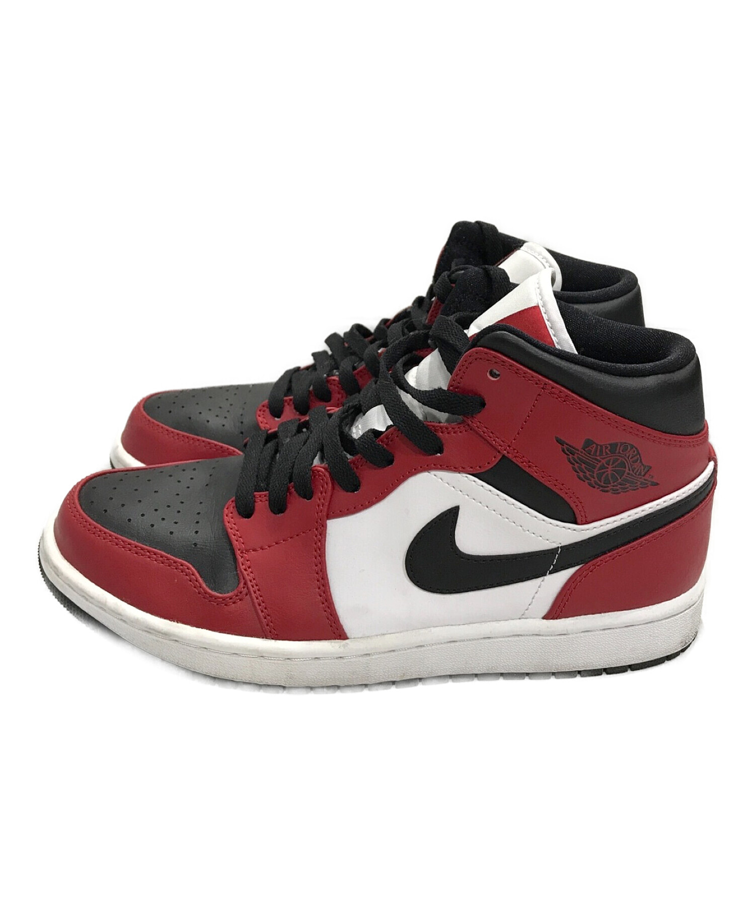 中古・古着通販】NIKE (ナイキ) AIR JORDAN 1 MID CHICAGO BLACK TOE