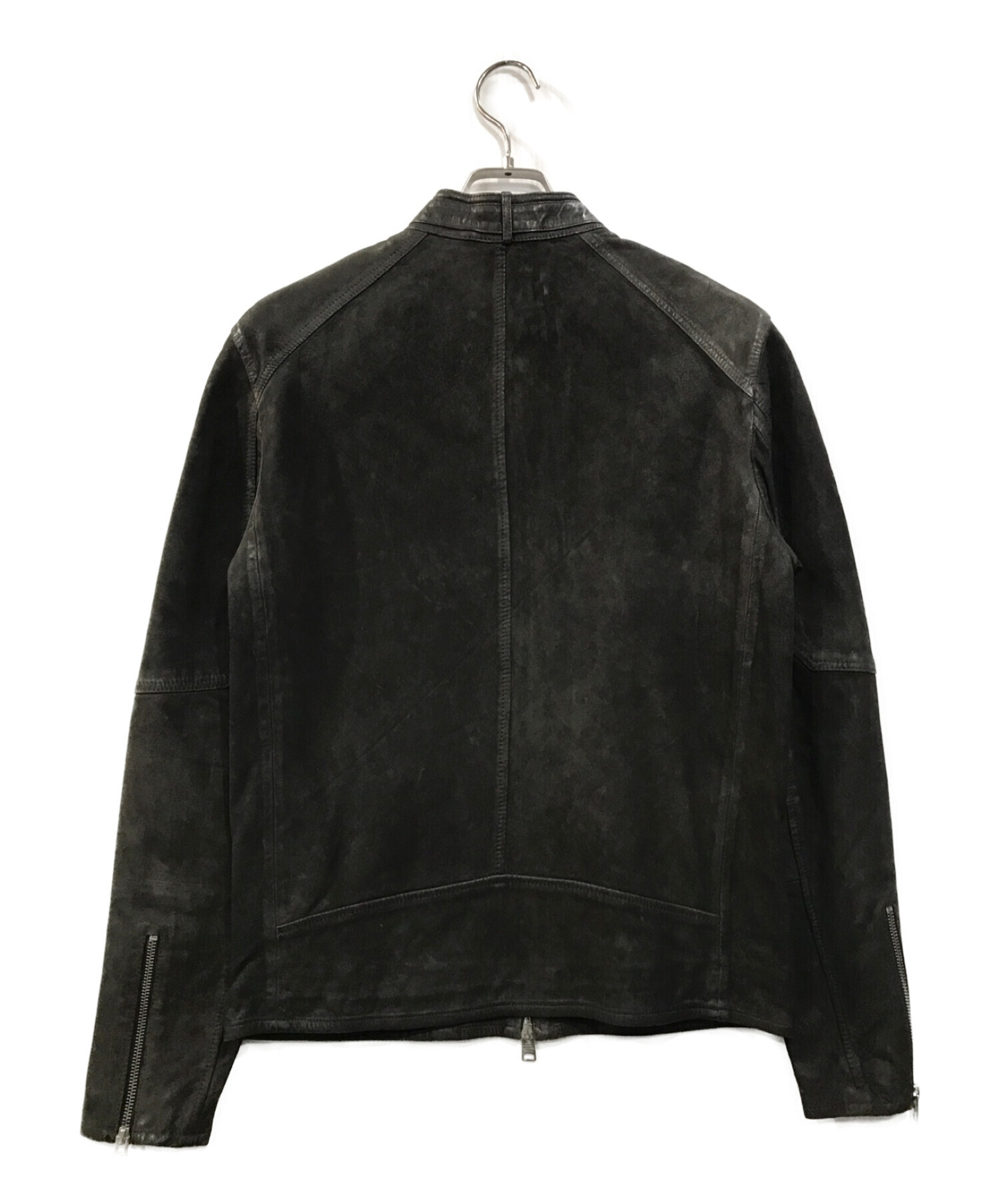 all saints CORA LEATHER JACKET スエード - アウター