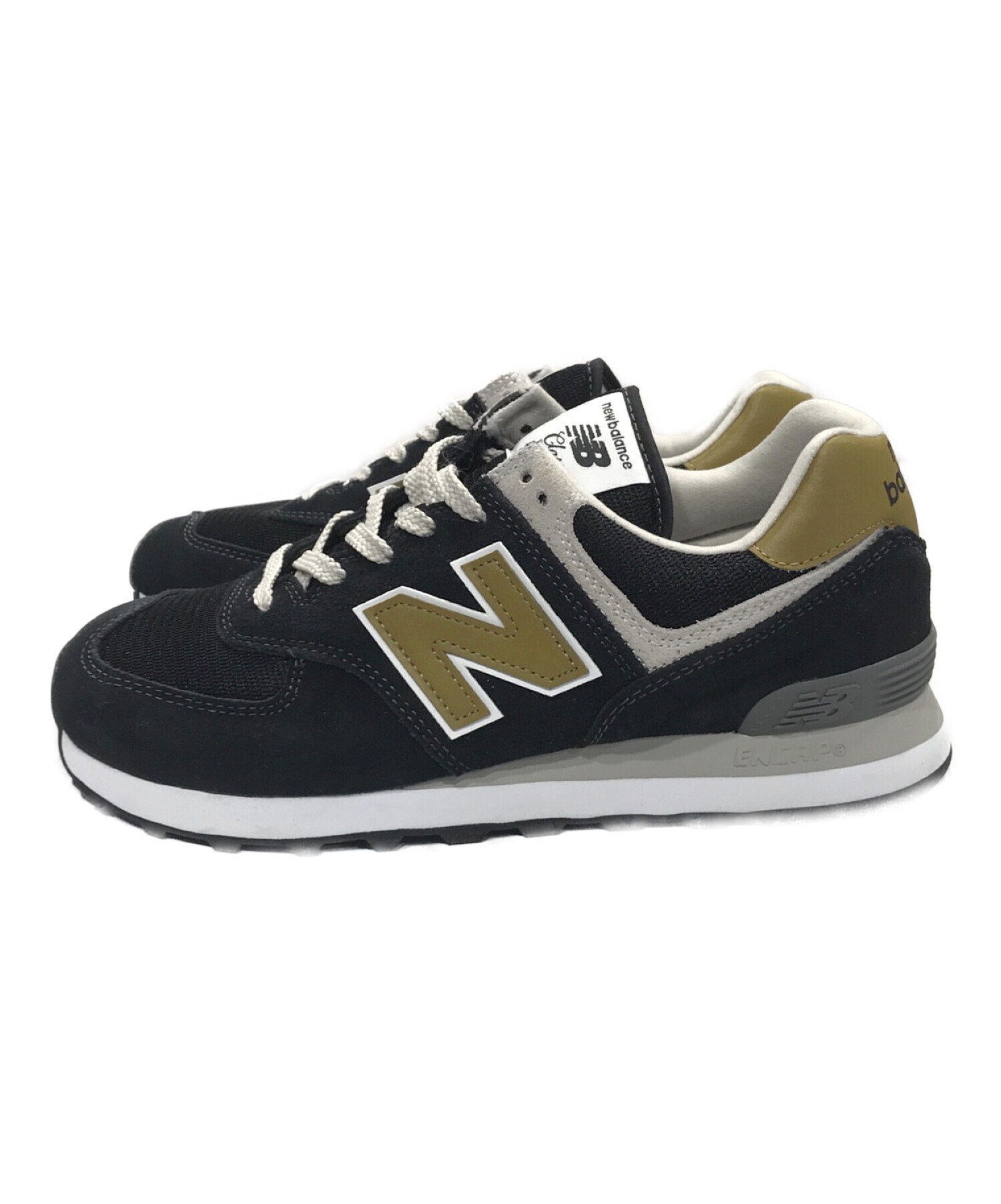 NEW BALANCE (ニューバランス) ML574スニーカー ブラック サイズ:25.5㎝