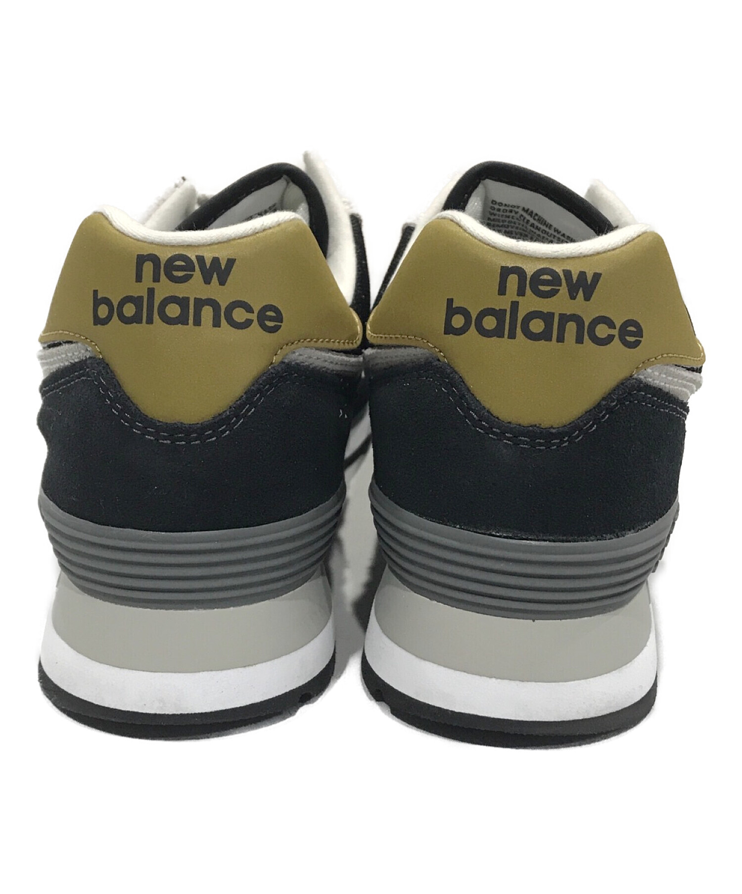 NEW BALANCE (ニューバランス) ML574スニーカー ブラック サイズ:25.5㎝