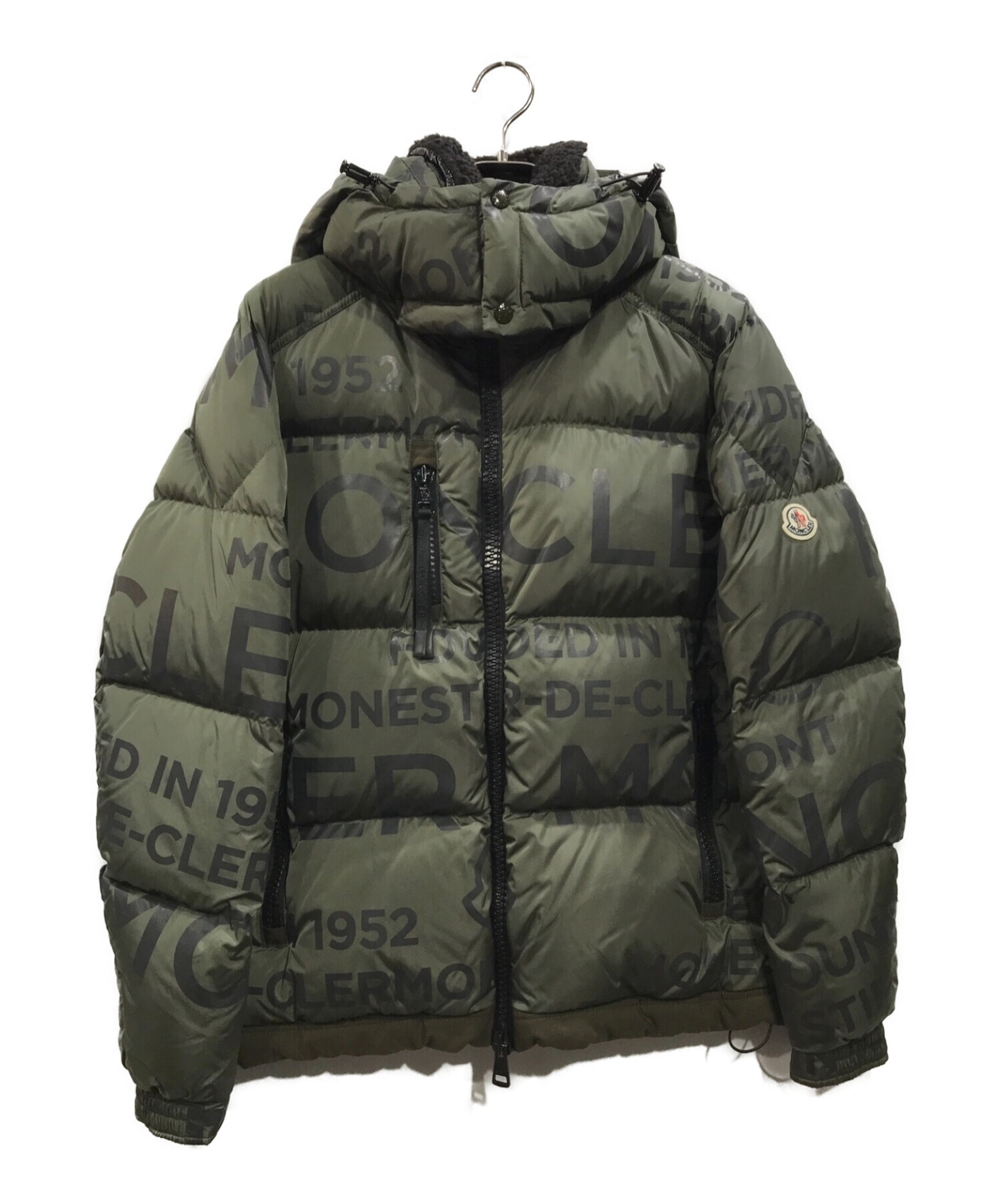 MONCLER (モンクレール) 22AW TARENTAISE タロンテーズナイロンショートダウンジャケット オリーブ サイズ:3