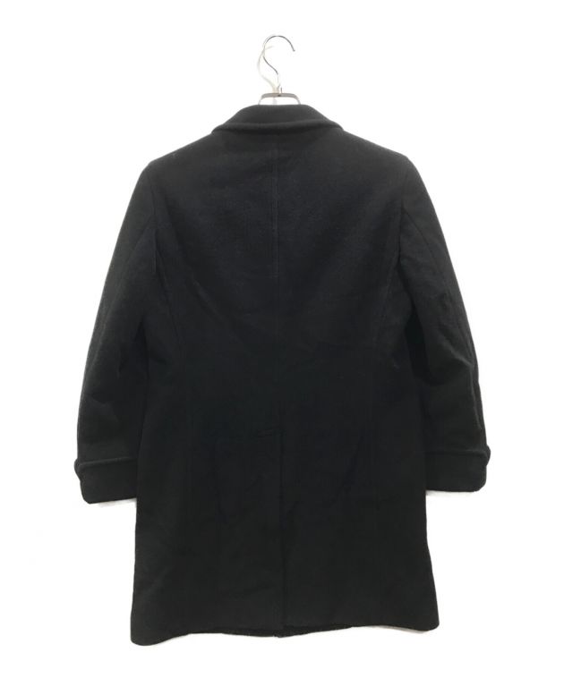 中古・古着通販】COMME des GARCONS HOMME DEUX (コムデギャルソン オム ドゥ) メルトンジップチェスターコート ブラック  サイズ:S｜ブランド・古着通販 トレファク公式【TREFAC FASHION】スマホサイト