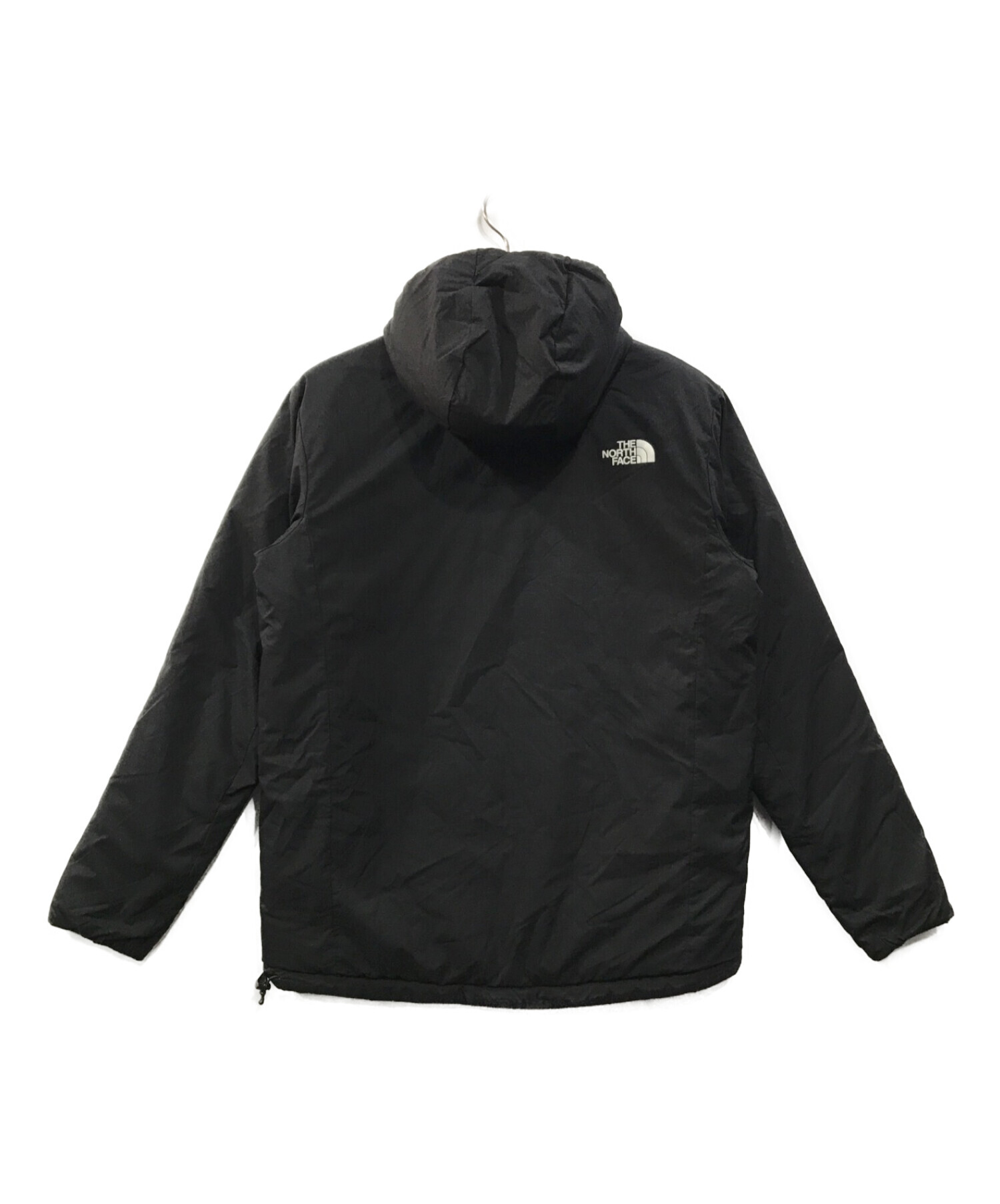 THE NORTH FACE (ザ ノース フェイス) リバーシブルエニータイムインサレーテッドフーディ 中綿ジャケット ブラック サイズ:M