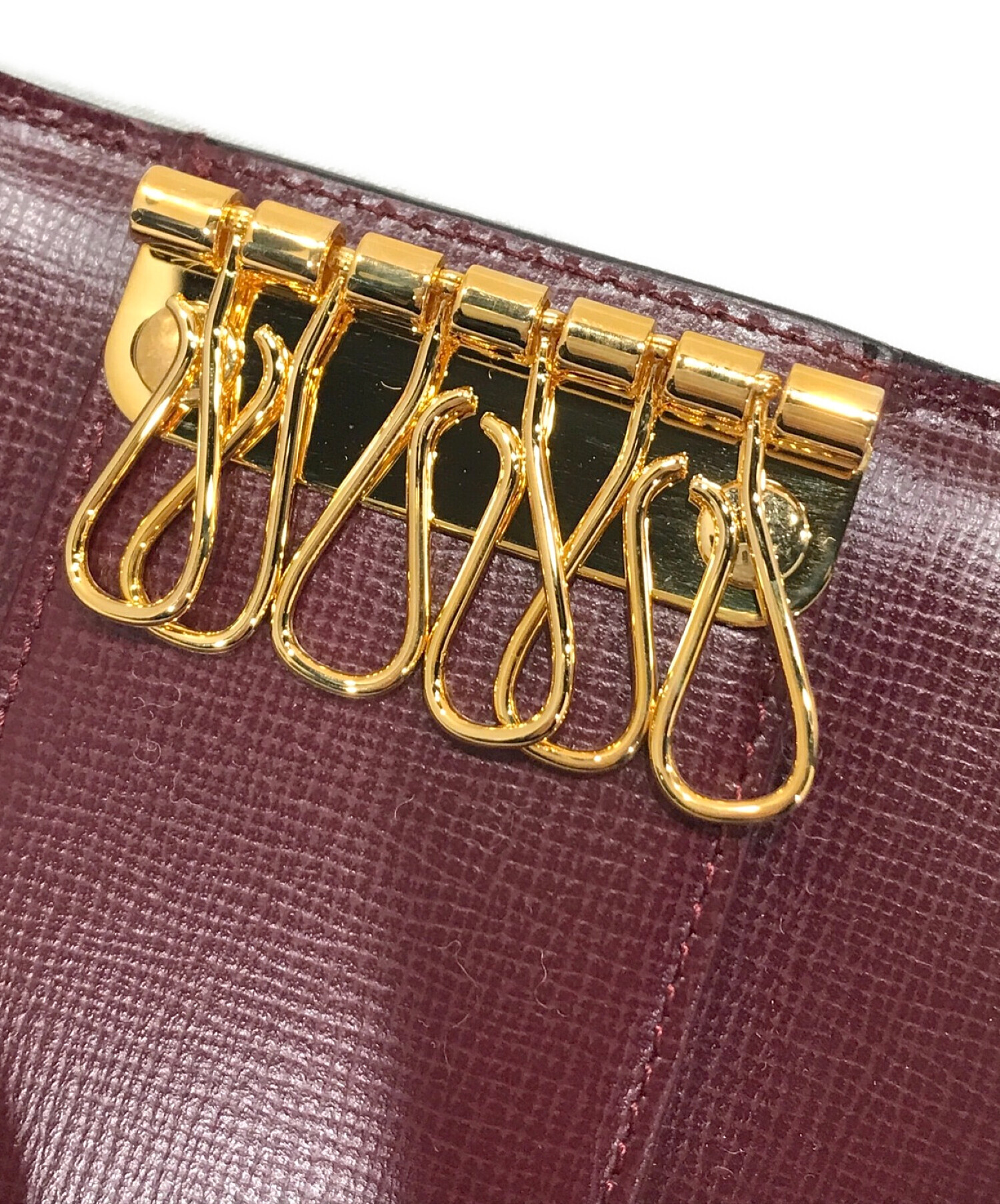 中古・古着通販】Cartier (カルティエ) キーケース ボルドー｜ブランド