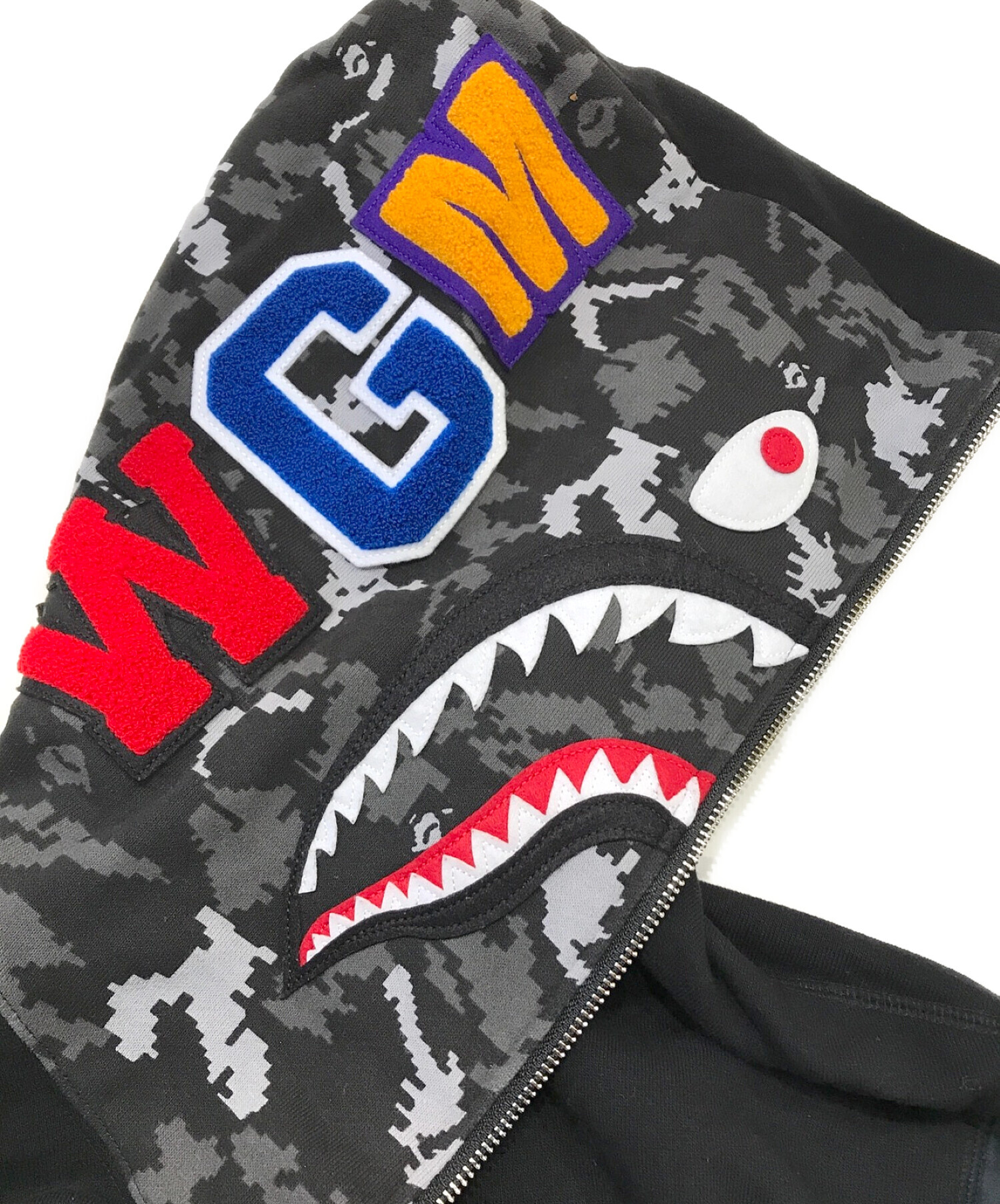 中古・古着通販】A BATHING APE (ア ベイシング エイプ) 袖切替MA-1 