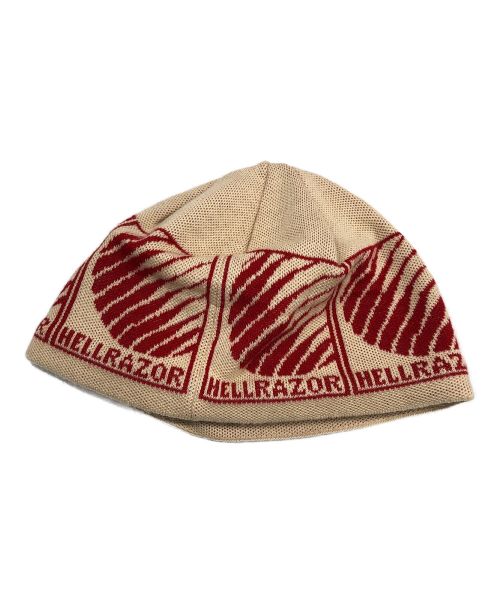 購入純正Hellrazor Raising logo beanie Natural 帽子