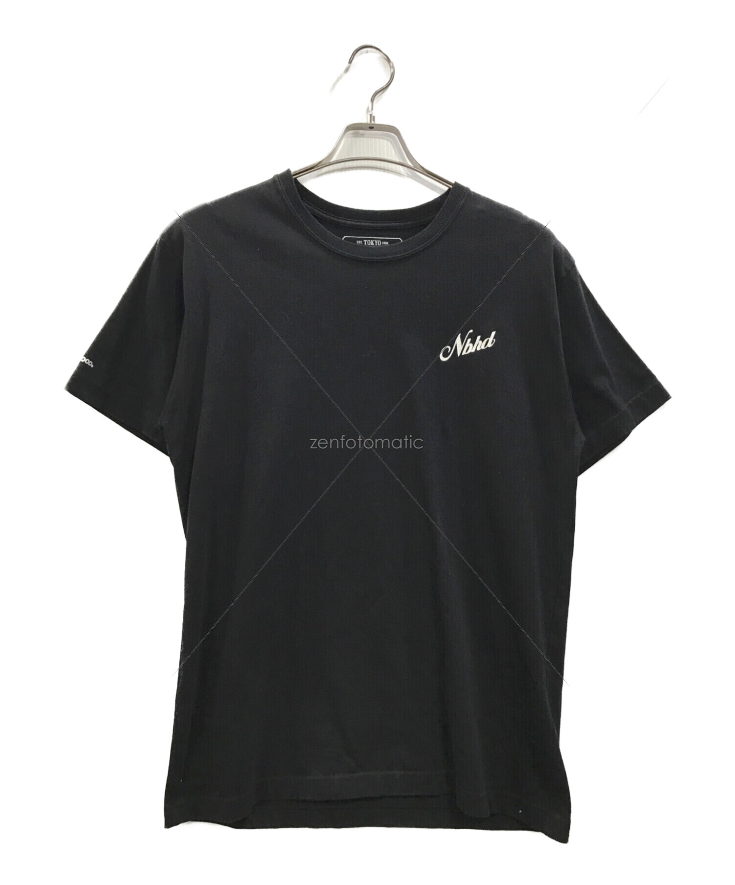 NEIGHBORHOOD (ネイバーフッド) ロゴプリントTシャツ ブラック サイズ:M