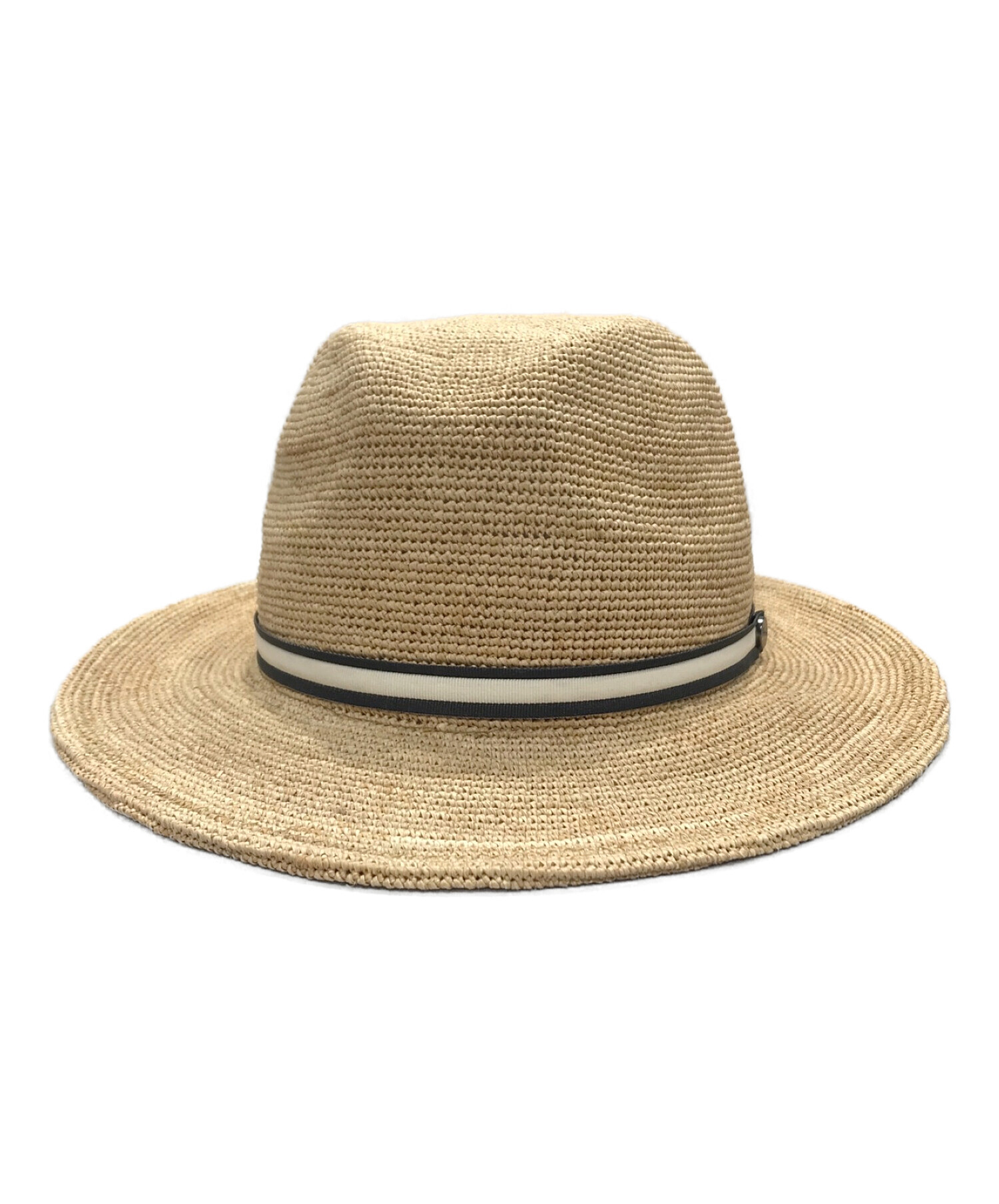 通販限定 Borsalino Borsalino ストローハット ボルサリーノ ストロー ...