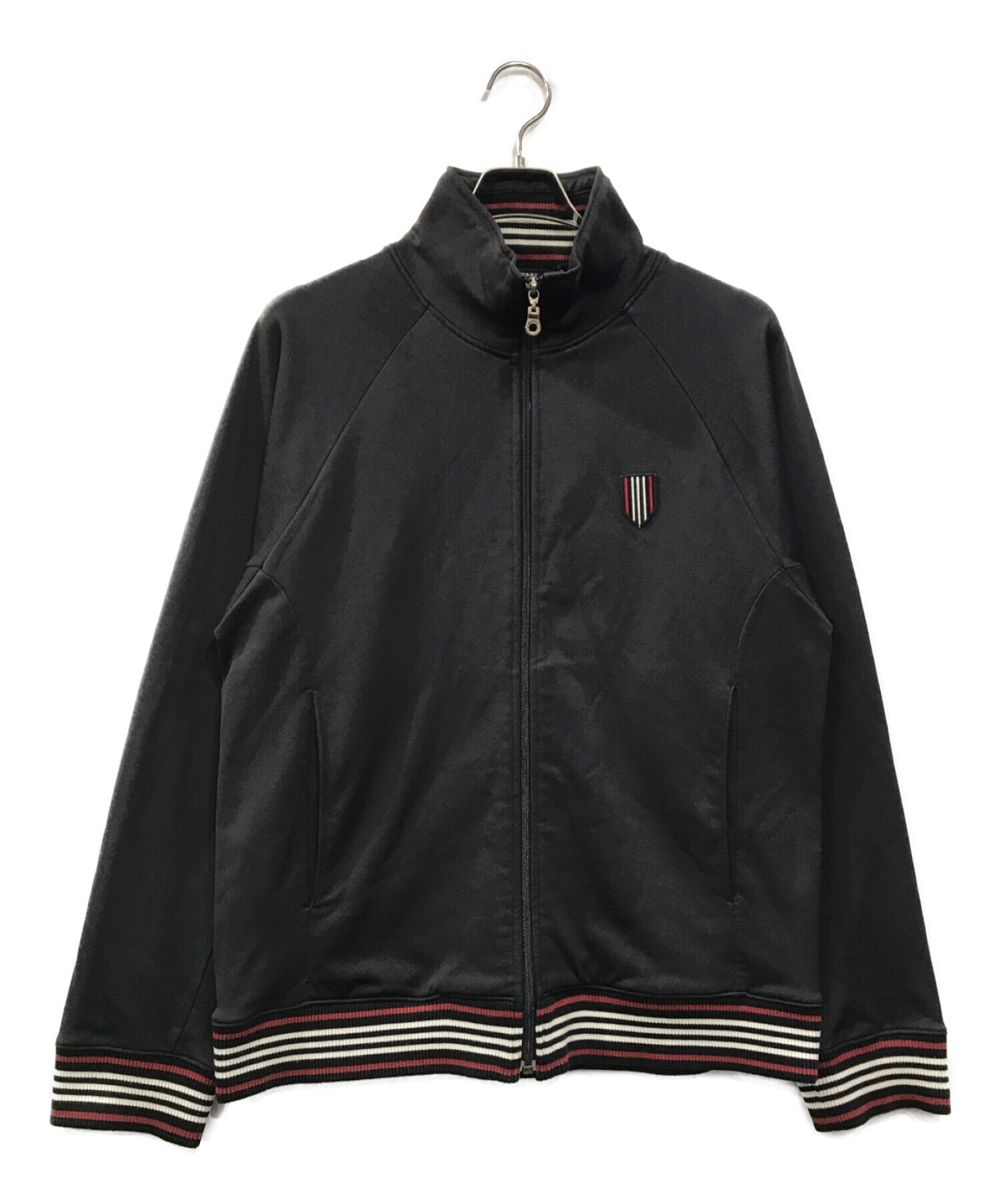 憧れの Burberry Black トラックジャケット ブラックレーベル Label