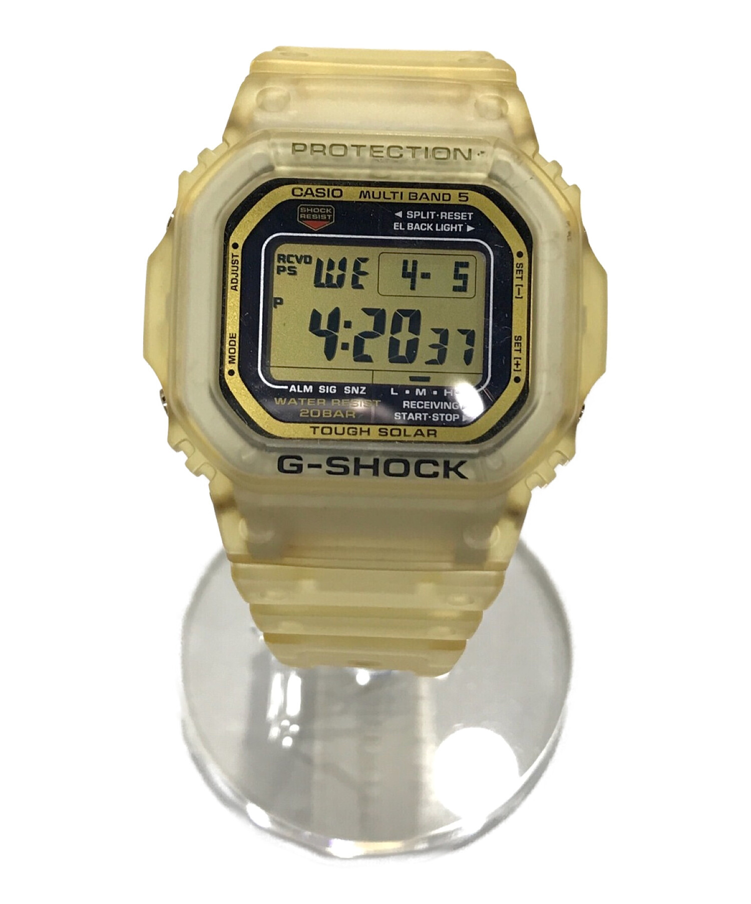 中古・古着通販】CASIO (カシオ) 25周年リストウォッチ クリア