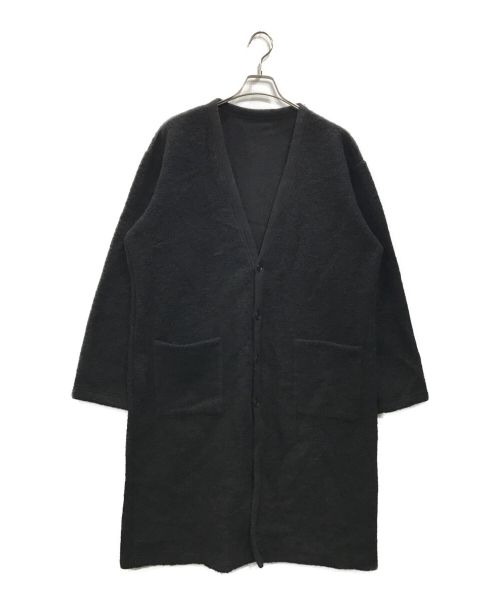 【中古・古着通販】GROUND Y (グラウンドワイ) 22AW Airly jersey Long cardigan ロングカーディガン ブラック  サイズ:3｜ブランド・古着通販 トレファク公式【TREFAC FASHION】スマホサイト