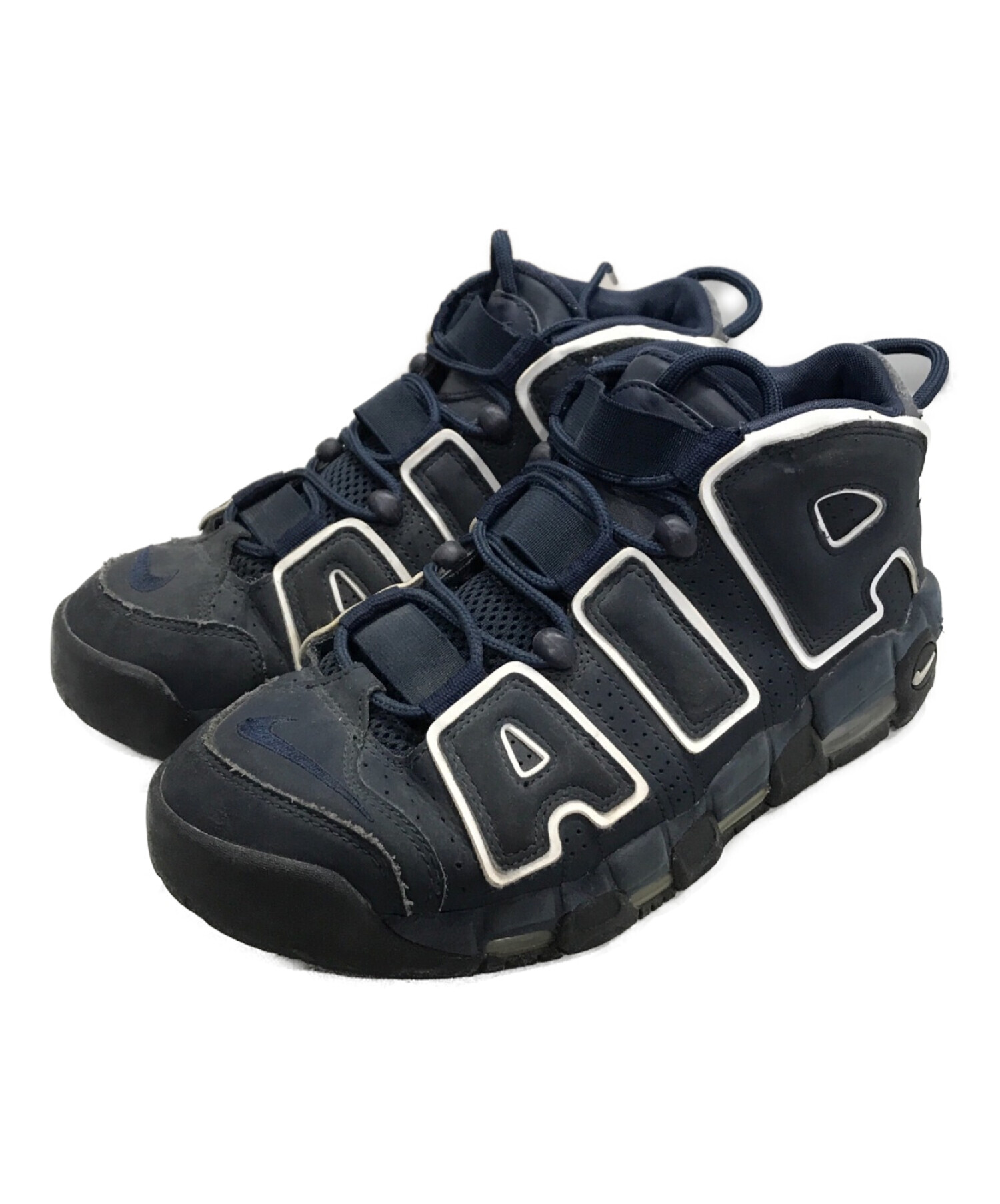 中古・古着通販】NIKE (ナイキ) AIR MORE UPTEMPO 96 ネイビー サイズ ...