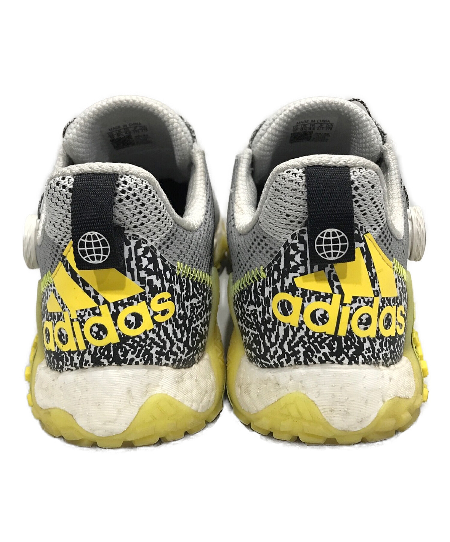 adidas (アディダス) コードカオス22 ボアゴルフシューズ グレー サイズ:27.5㎝