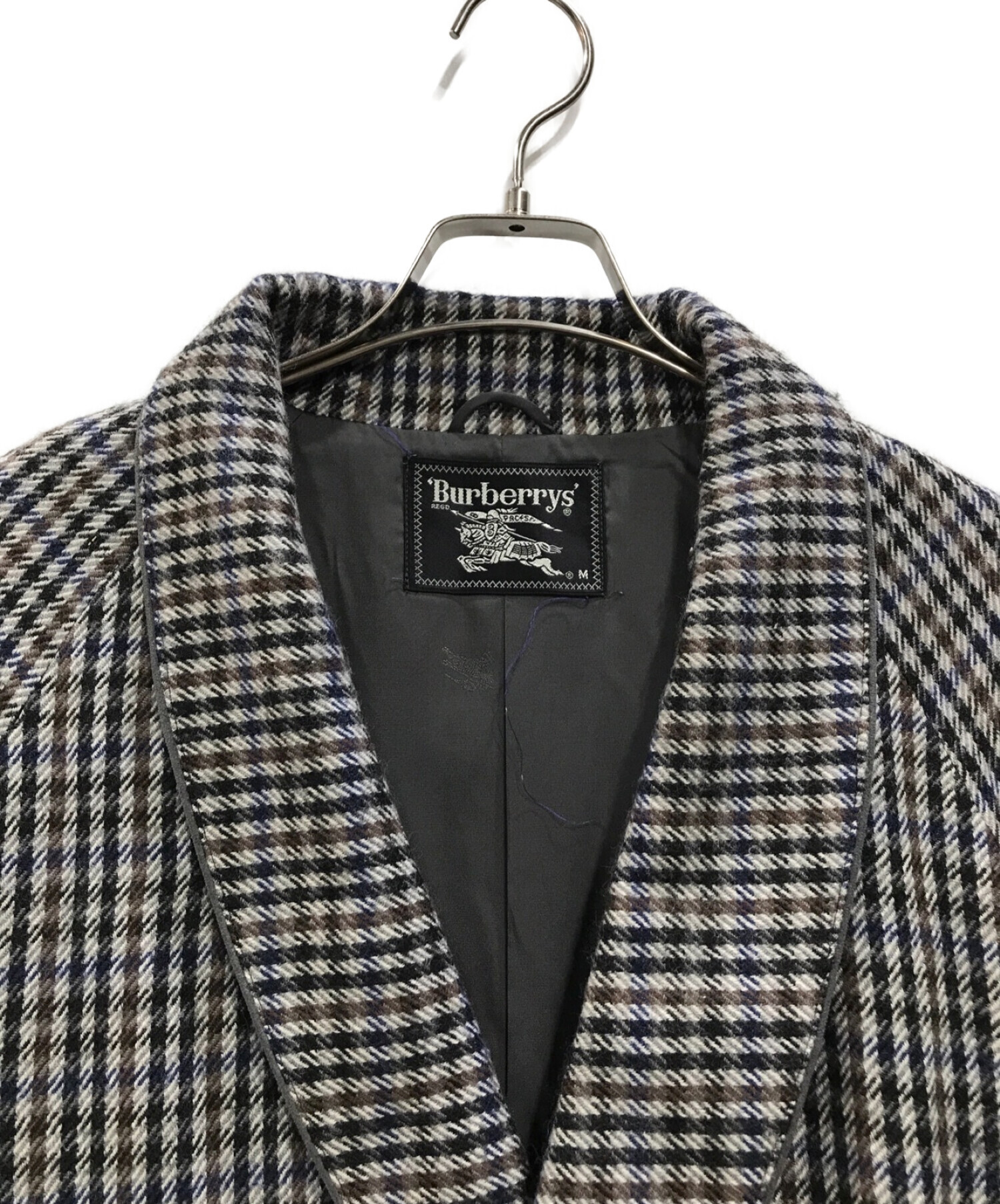 中古・古着通販】Burberry's (バーバリーズ) チェック柄ウールガウン