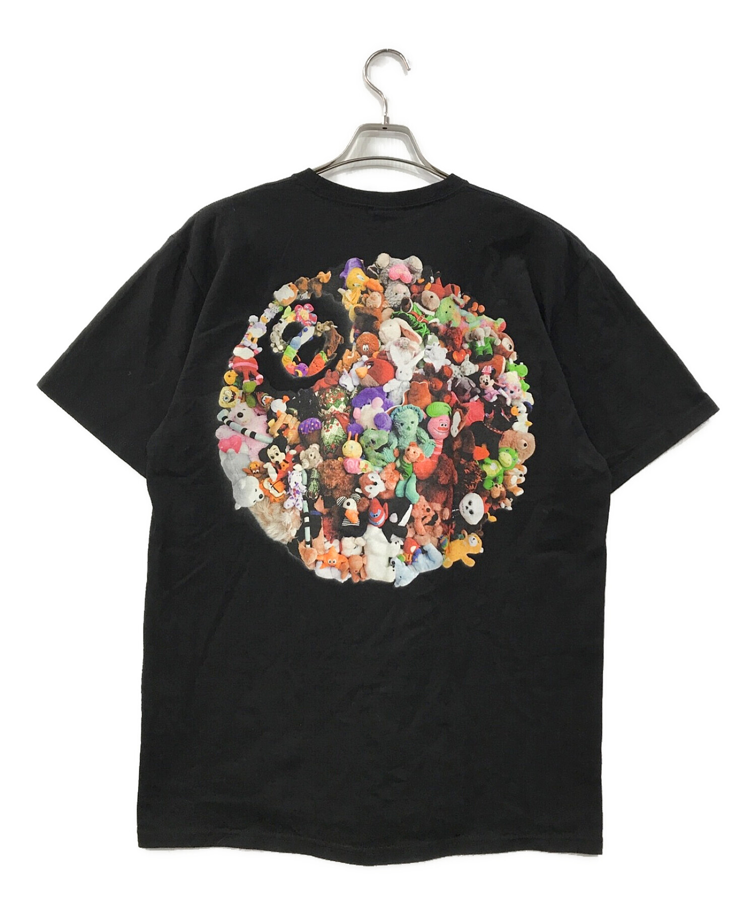 stussy (ステューシー) 23SS PLUSH TEE プリントTシャツ ブラック サイズ:L