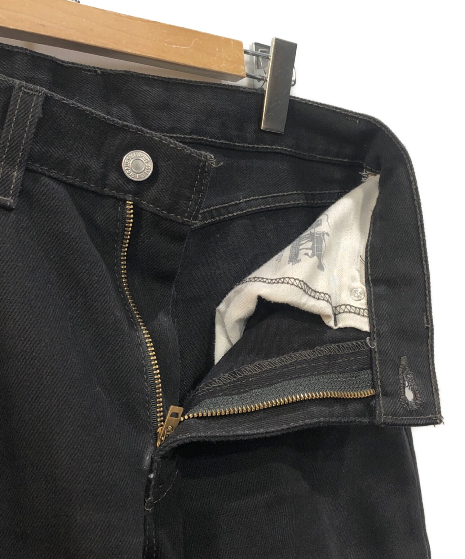 LEVI'S (リーバイス) 550バギーデニムパンツ ブラック サイズ:SIZE 76cm (W30)