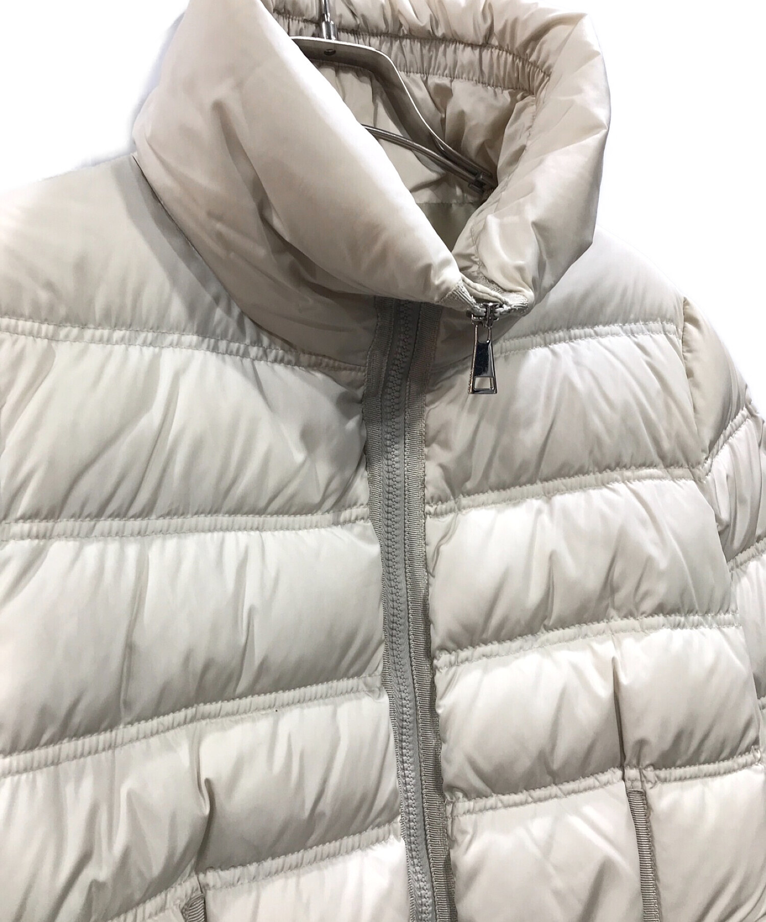 MONCLER (モンクレール) ACCENTEUR GIUBBOTTO ダウンコート アイボリー サイズ:2