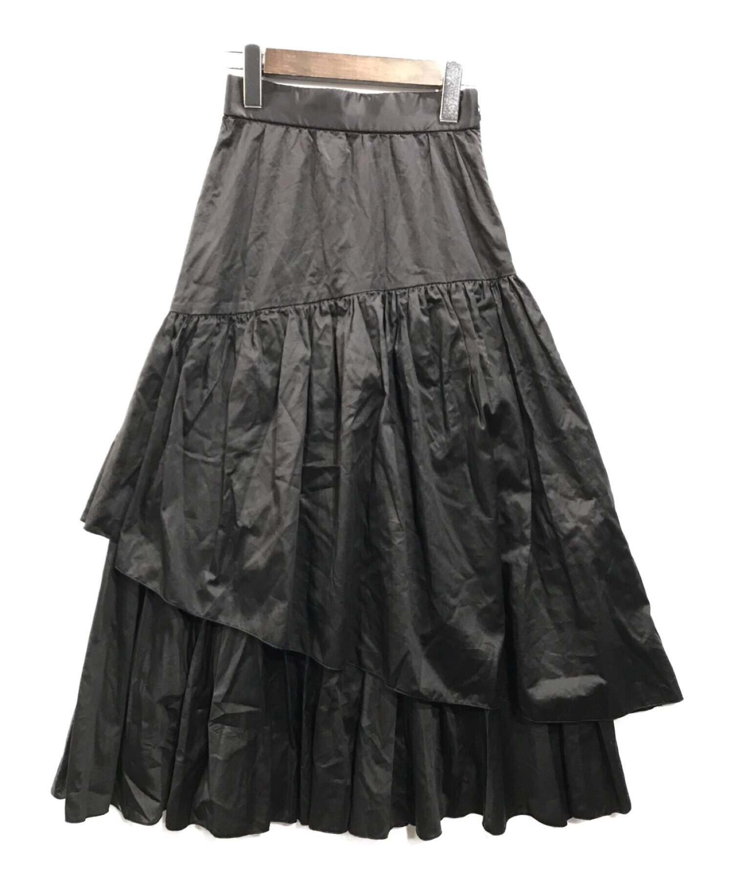 Snidel (スナイデル) ティアードボリュームスカート ブラック サイズ:00 未使用品